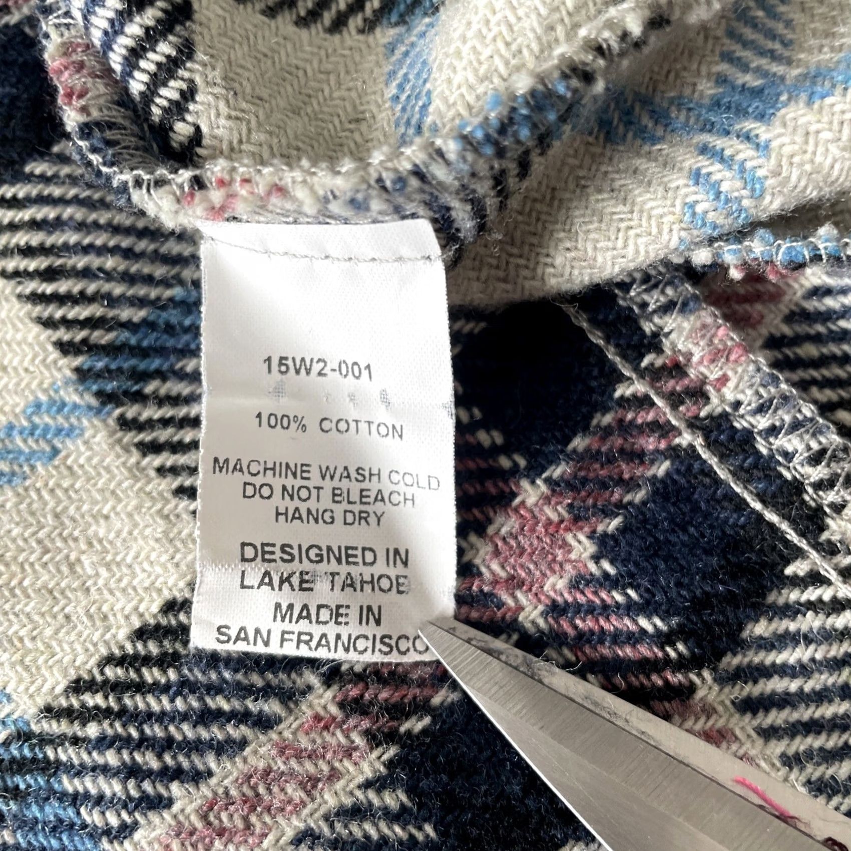 Vintage VINTAGE Deso Supply Plaid Flannel Womens Medium Outdoor Hiking Shirt California USA Size M / US 6-8 / IT 42-44 - 6 Thumbnail