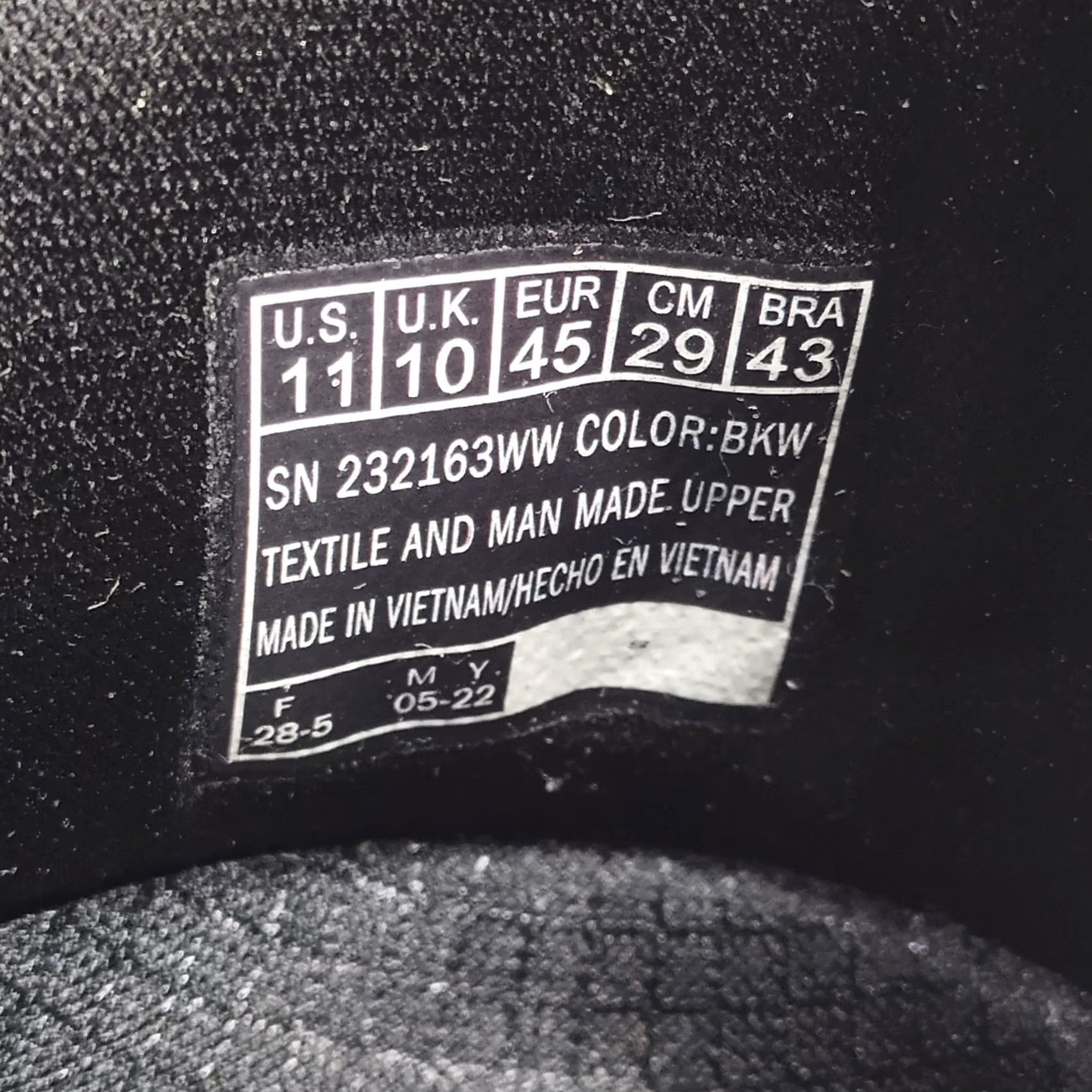 SKECHERS Skechers D'Lux Walker Sneakers Mens Size 11 Black Gray Stretch Fit Memory Foam Size US 11 / EU 44 - 4 Thumbnail
