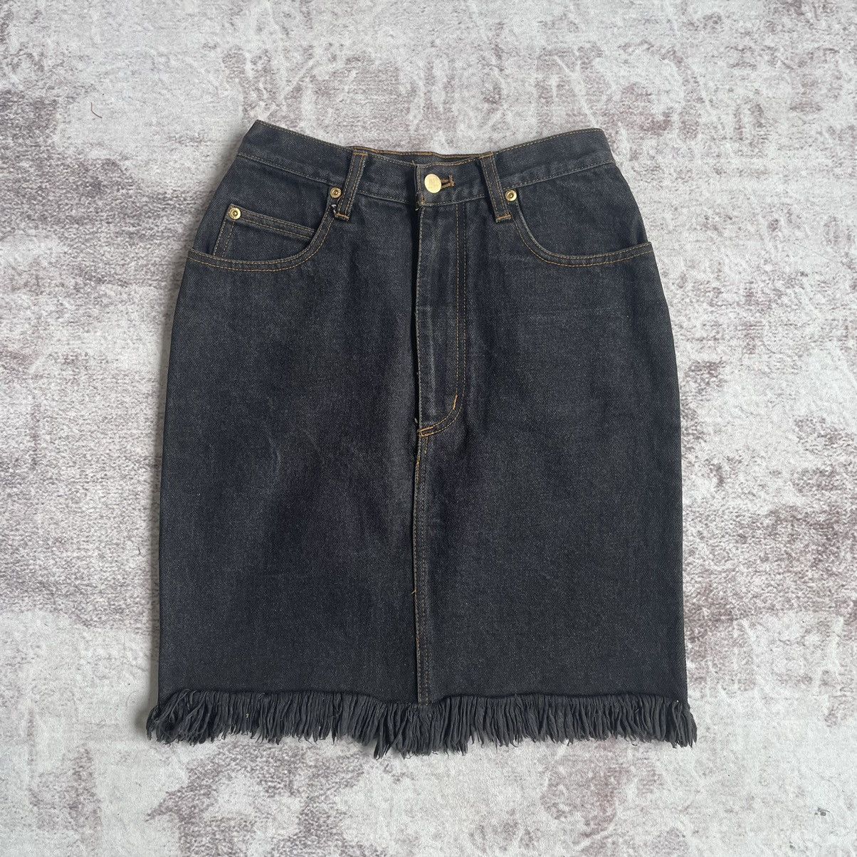 Designer × Jean Paul Gaultier × Vintage Vintage Junior Gaultier Denim Skirt Size 24" / US 00 / IT 34 - 1 Thumbnail
