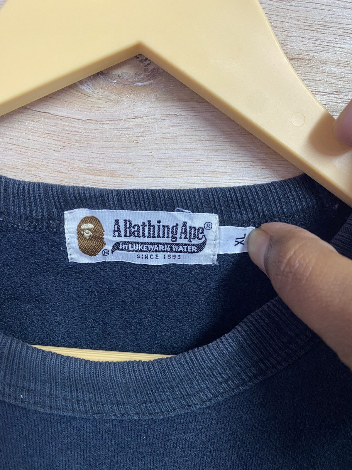 Bape vintage A Bathing Ape "In Lukewarm Water" short-sleeve Size US XL / EU 56 / 4 - 3 Thumbnail