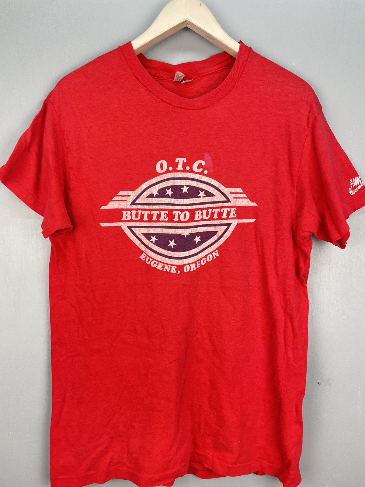 Nike Vintage 80s Nike O.T.C. Butte to Butte t shirt Size US L / EU 52-54 / 3 - 3 Thumbnail
