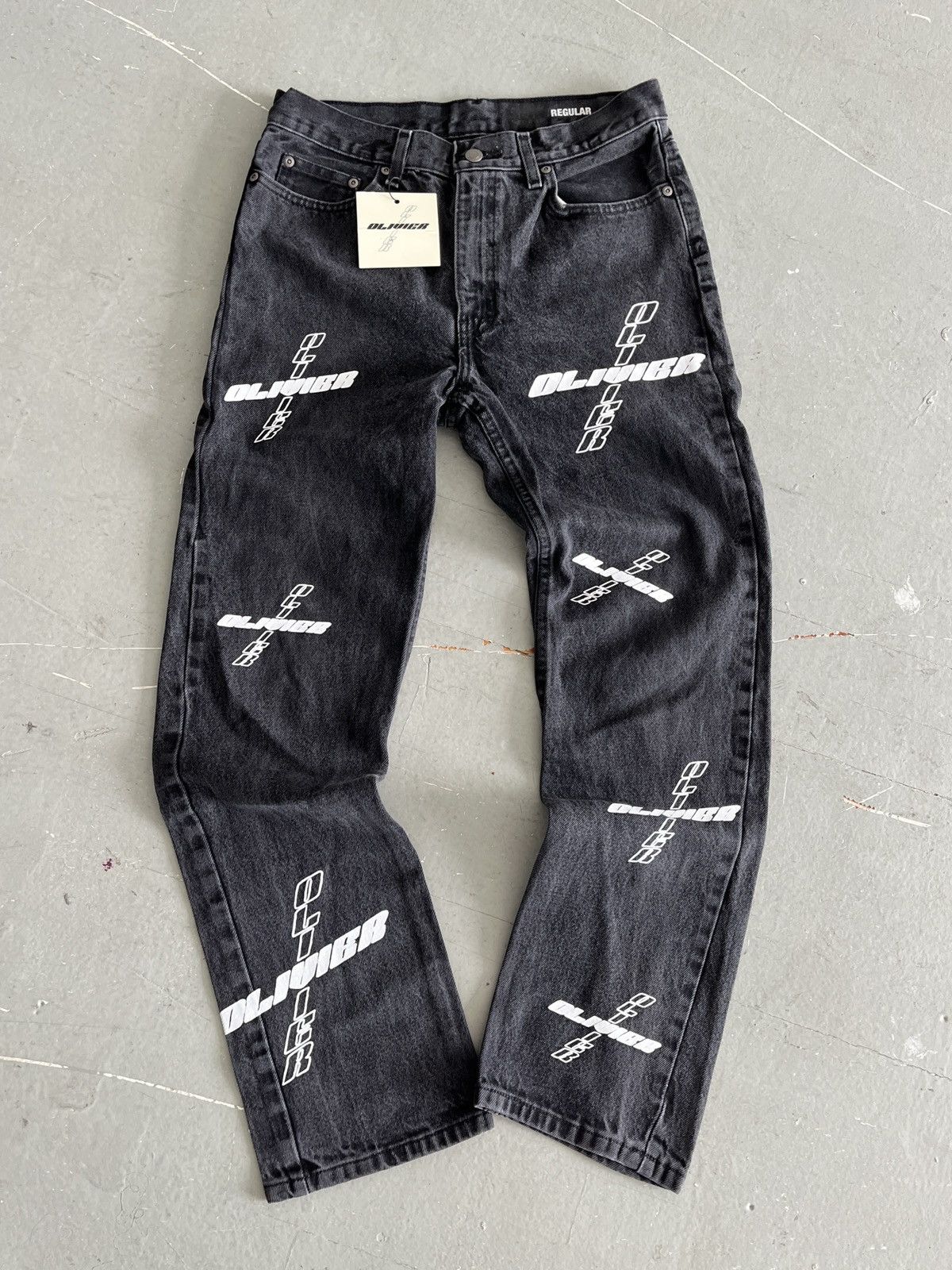 Other Olivier Rogers Logo Denim Jeans (unisex) Size US 31 - 14 Thumbnail