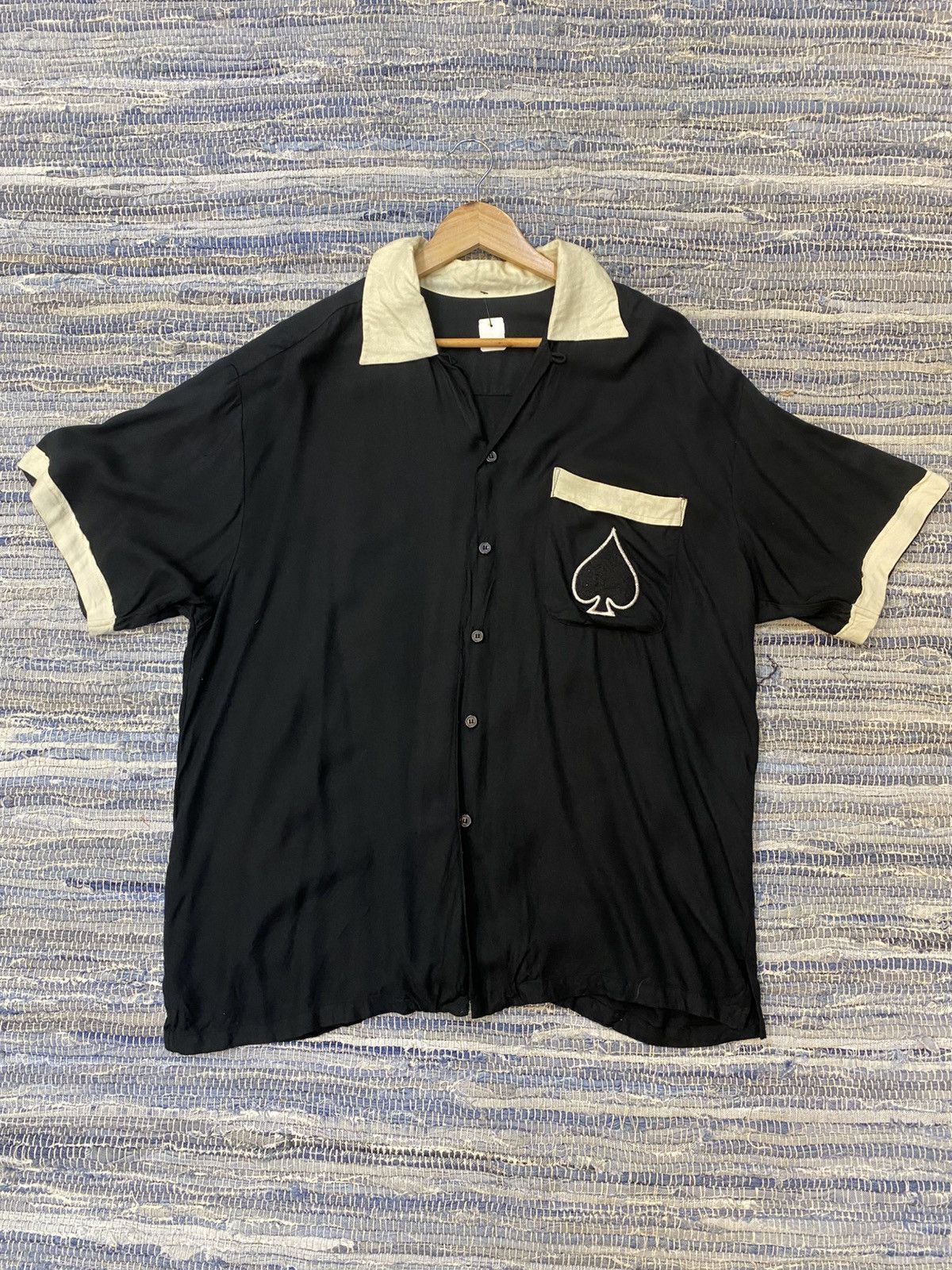 Vintage Rare Vintage Japanese Brand Bowling Rayon Shirt 1990s Size US L / EU 52-54 / 3 - 1 Thumbnail