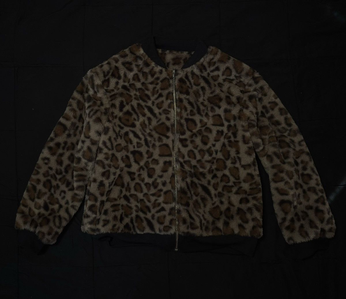 Japanese Brand Japanese Brand Leopard Print Bomber Jacket Size US M / EU 48-50 / 2 - 1 Thumbnail