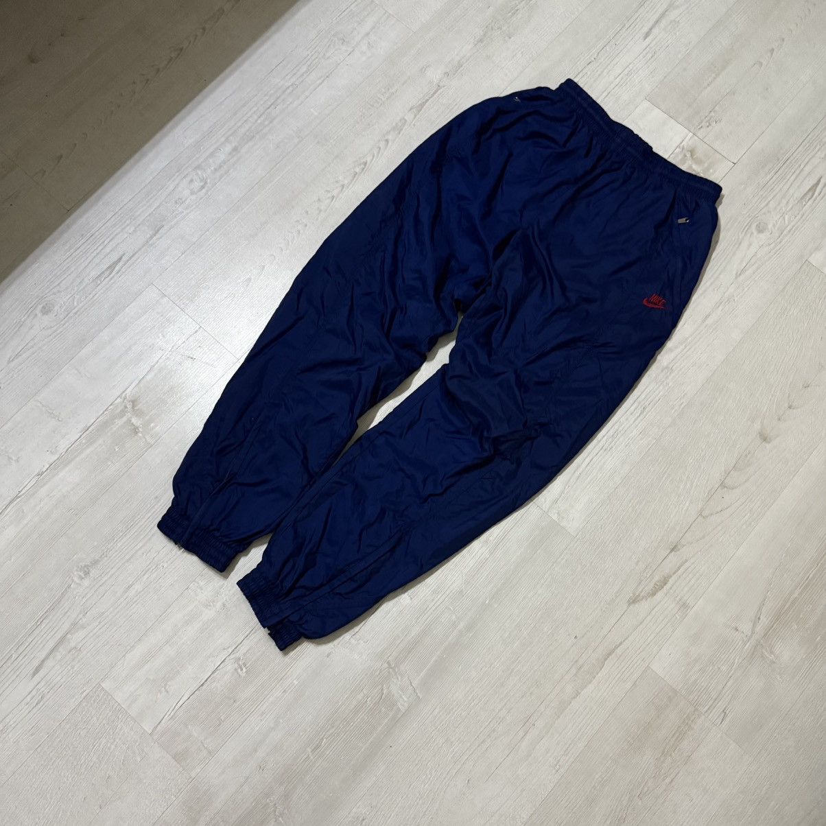 Nike Nike Vintage TrackPants 32 Nylon Streetwear Drill DarkBlue Size US 32 / EU 48 - 2 Thumbnail