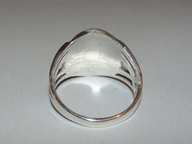 Handmade Sterling Silver Girl Scout Ring Alberto Juan Size ONE SIZE - 4 Thumbnail