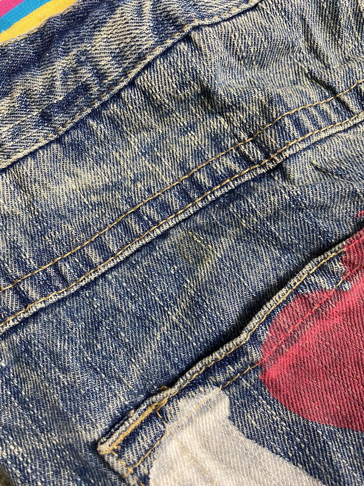 Hysteric Glamour × If Six Was Nine JAPANESE BRAND DISTRESED COPPER SMITH DOUBLE WAIST JEANS Size US 34 / EU 50 - 11 Thumbnail