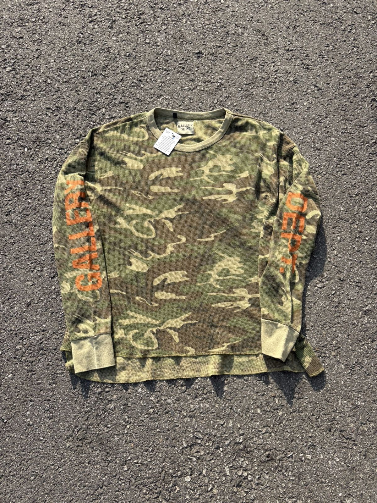 Gallery Dept. Gallery Dept Camo Waffle Thermal Long Sleeve Size US L / EU 52-54 / 3 - 6 Thumbnail