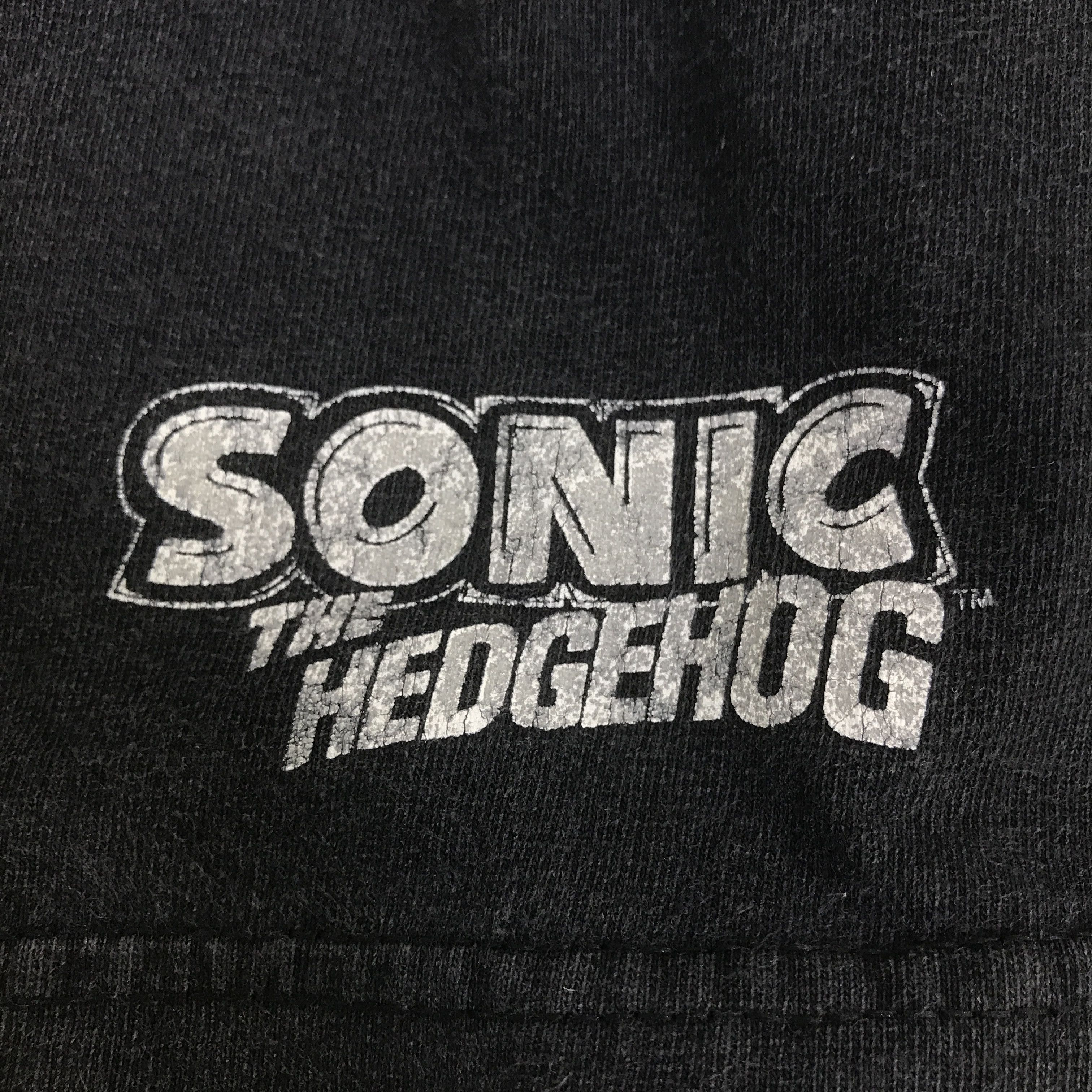 Cartoon Network Vintage Sonic The Hedgehog Cartoon Faded t-shirt K93B32 Size US L / EU 52-54 / 3 - 7 Thumbnail