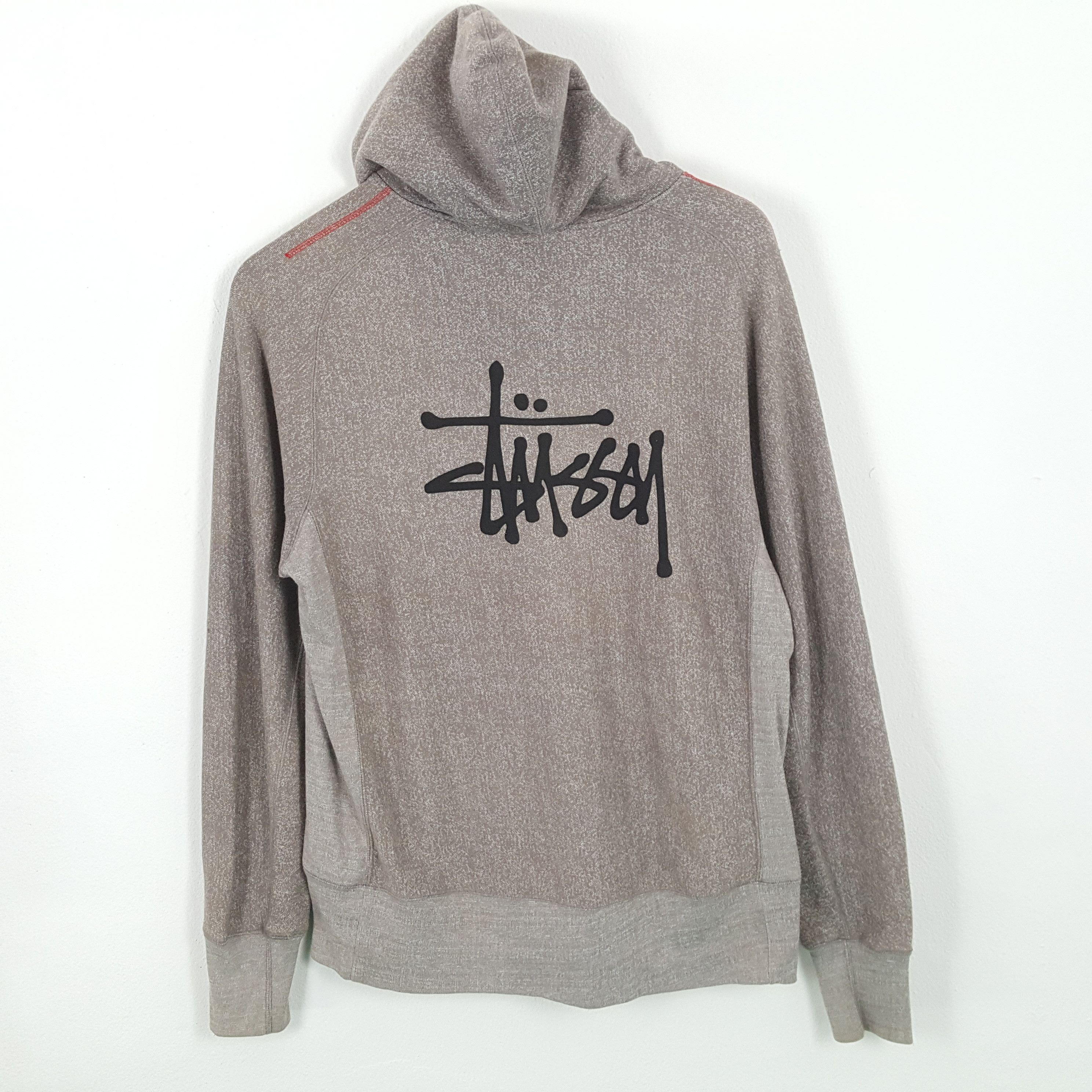 Stussy × Vintage STUSSY Streetwear Skater Style Custom Art Zipper Hoodies Size US XL / EU 56 / 4 - 1 Thumbnail