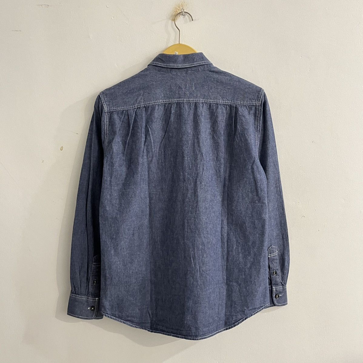 Japanese Brand Ready At Work Selvedge Accent Button Up Size US M / EU 48-50 / 2 - 5 Thumbnail