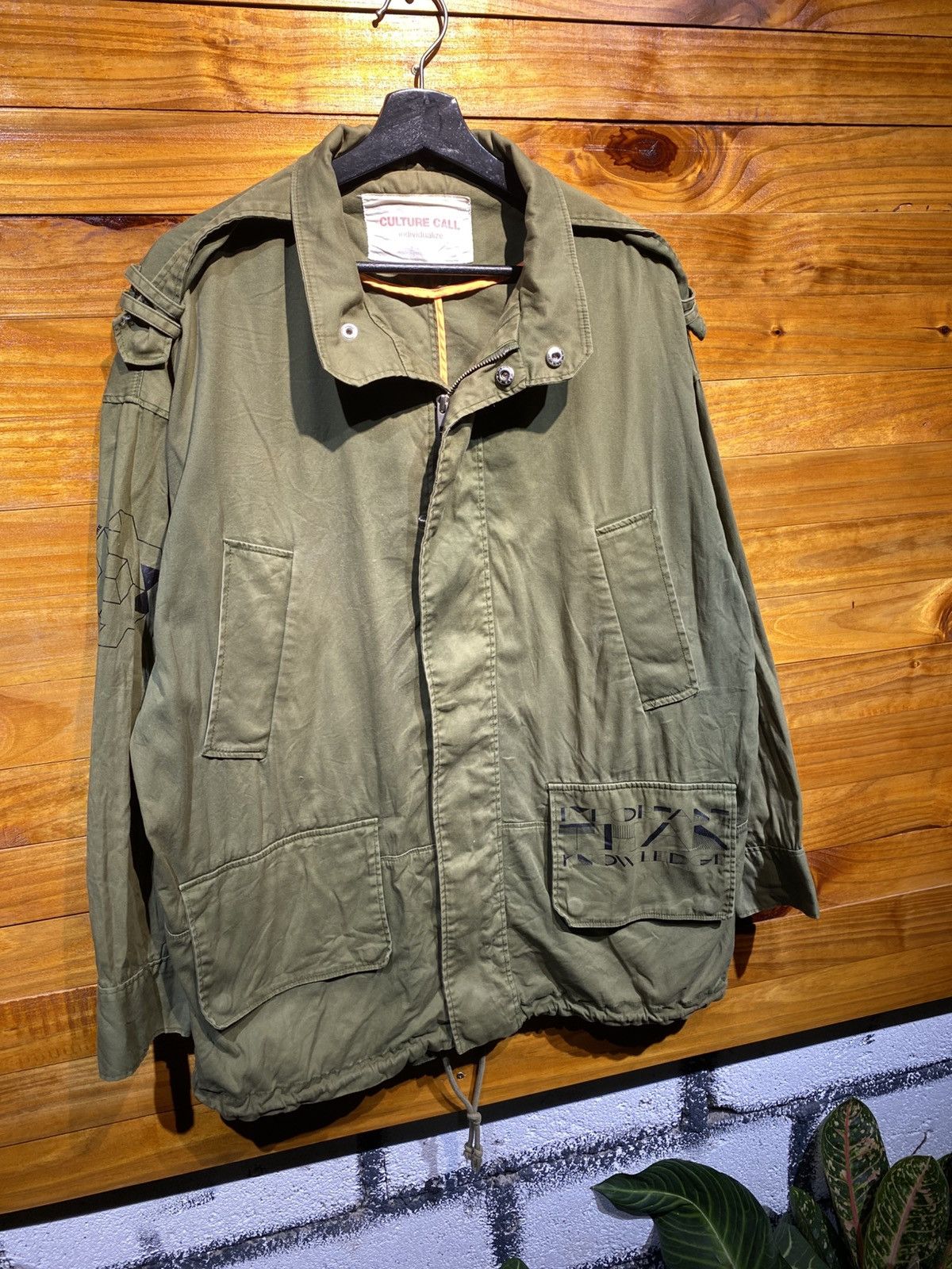 Japanese Brand Culture Call Military-Style Khaki Field Jacket – Oversized Size US M / EU 48-50 / 2 - 5 Thumbnail
