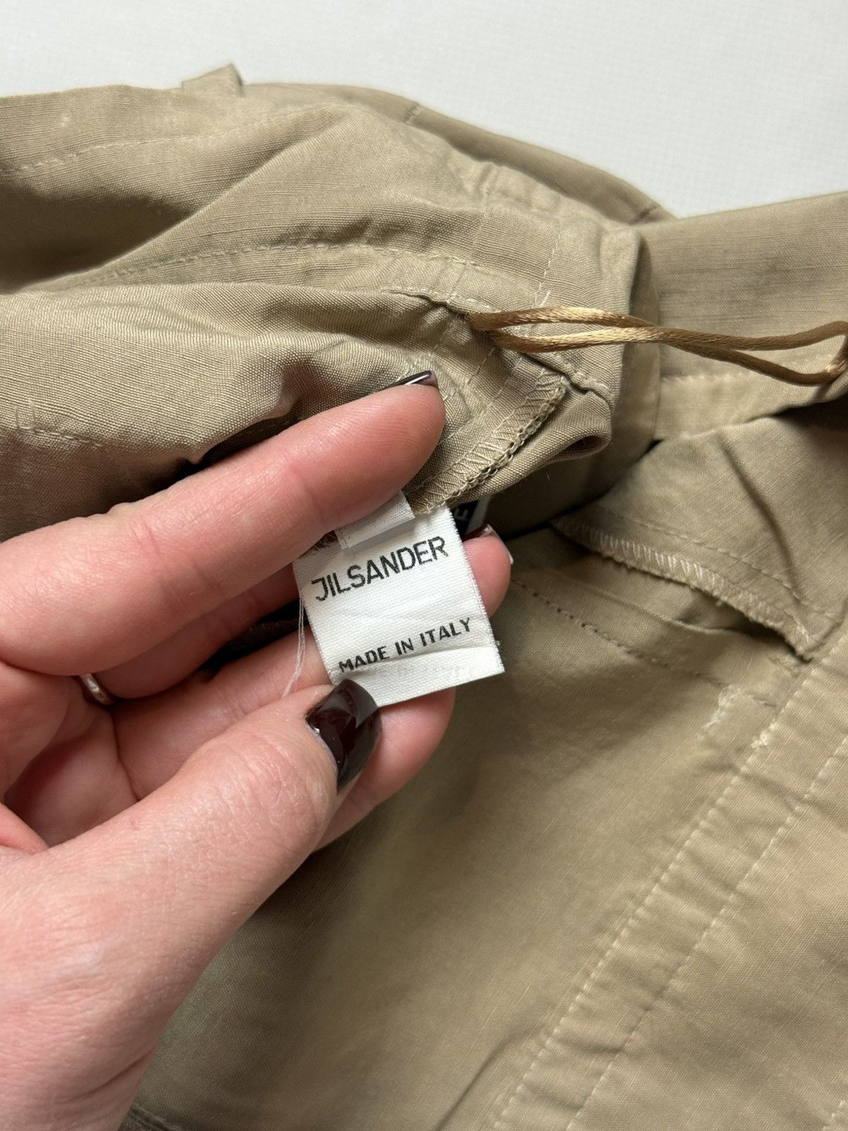 Jil Sander Jil Sander VTG Linen / Silk High Rise Dress Pants Trousers Size 28" / US 6 / IT 42 - 16 Thumbnail