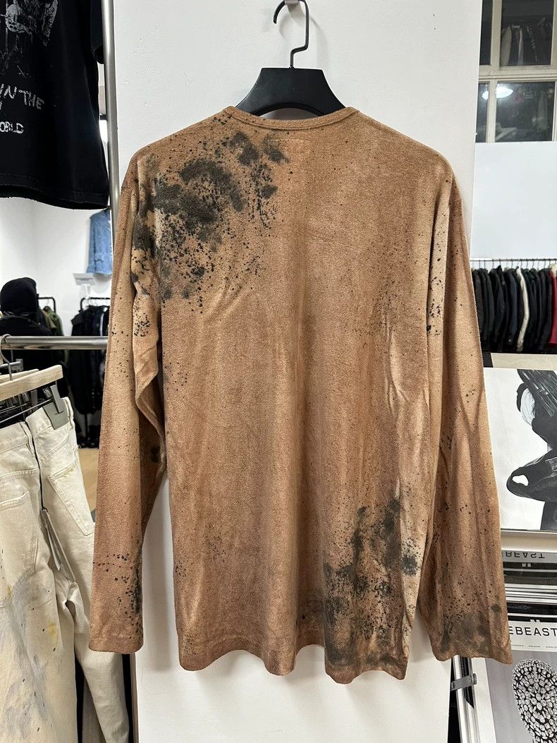 Yohji Yamamoto yohji yamamoto 90S tie-dyed fur collar long sleeve 2502-Ne Size US M / EU 48-50 / 2 - 6 Thumbnail