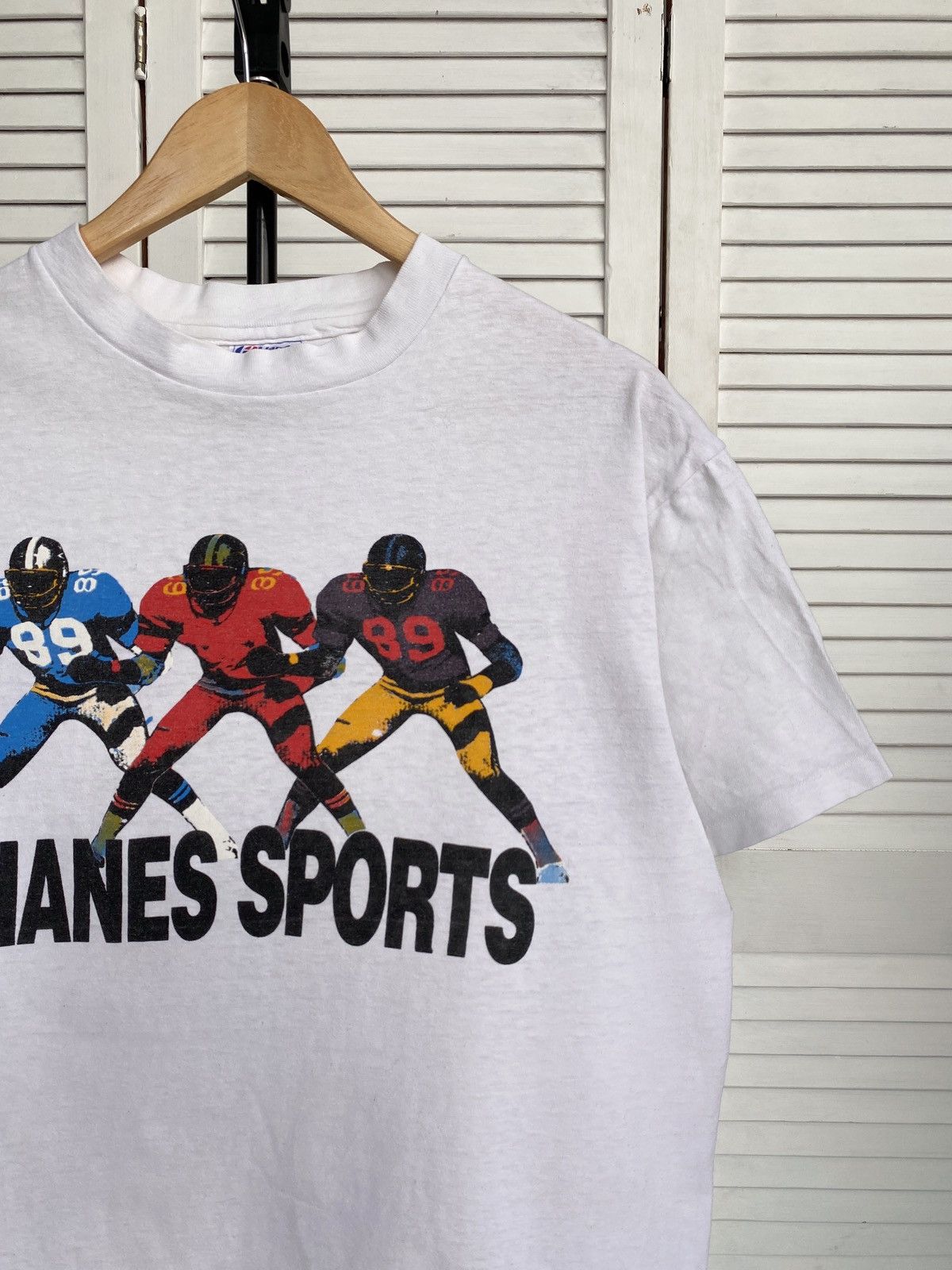 Hanes × Vintage Vintage Hanes Sport Football Best Team Befy Tee Shirt USA Size US M / EU 48-50 / 2 - 5 Thumbnail