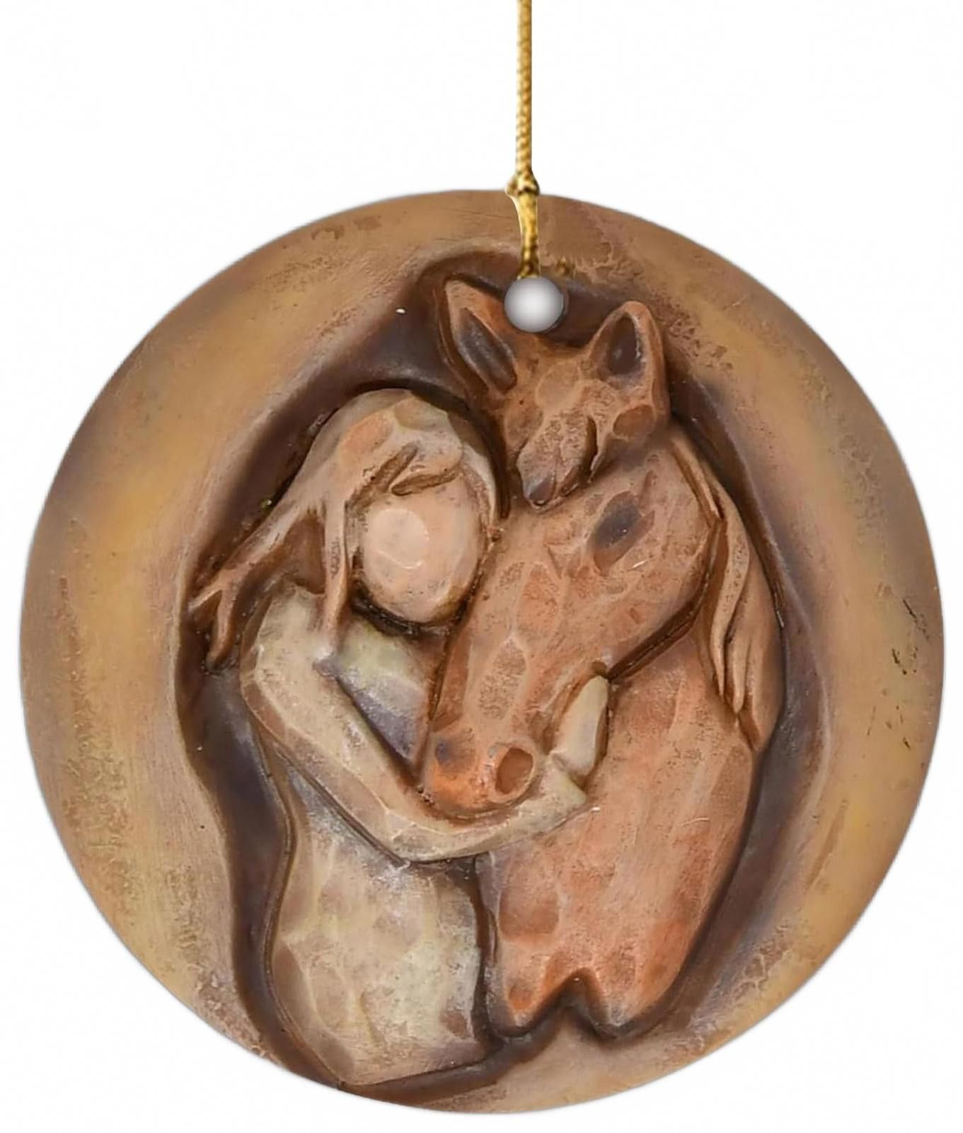 Other Christmas Horse Ornament for Girl Love Horses Ceramic Size ONE SIZE - 1 Thumbnail