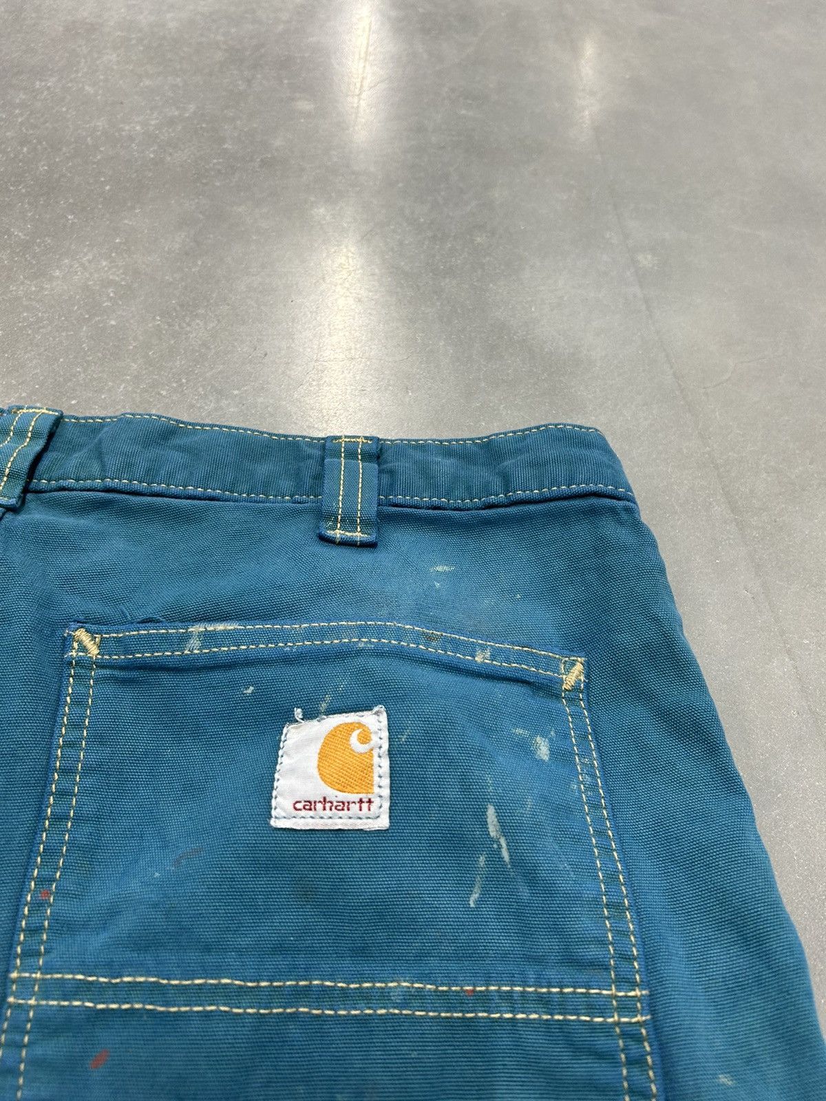 Carhartt × Vintage Blue vintage Carhartt pants Size US 33 - 5 Thumbnail