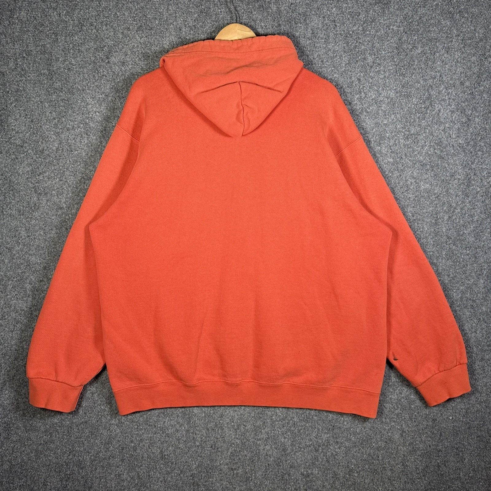 Nike Vintage Nike Hoodie Mens XL Orange Center Swoosh Skate Faded Size US XL / EU 56 / 4 - 7 Thumbnail