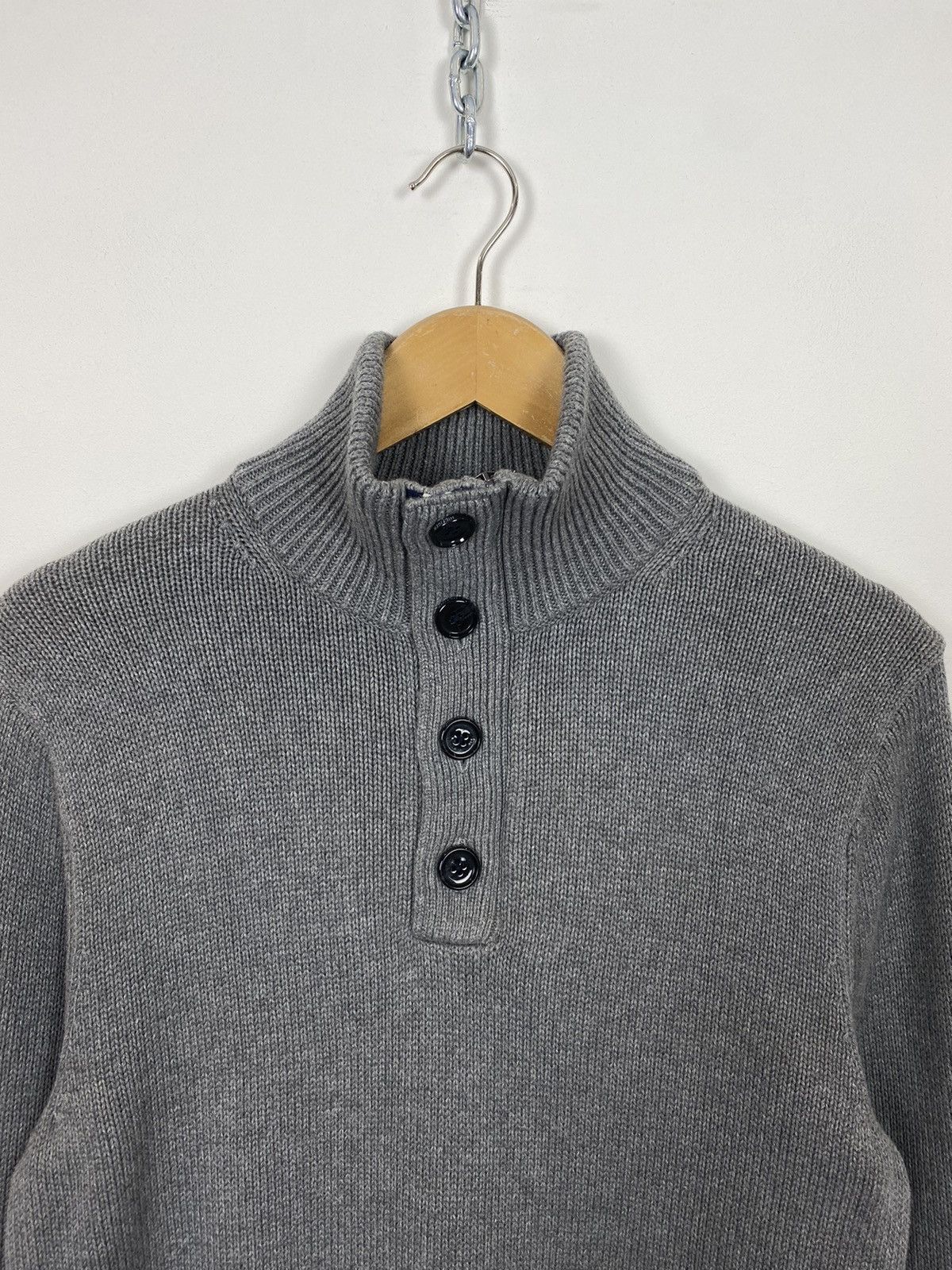 Tommy Hilfiger Tommy Hilfigier Mens Sweater Jumper Size S Grey High Neck Size US S / EU 44-46 / 1 - 2 Thumbnail