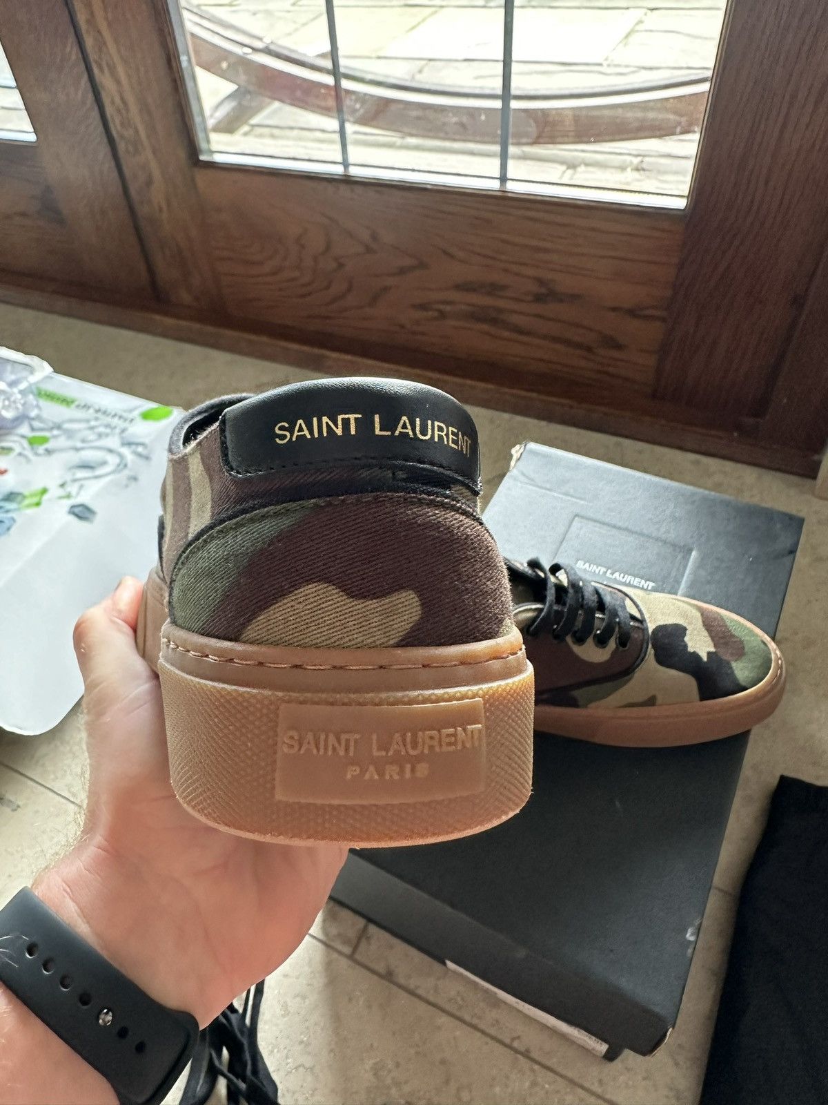 Saint Laurent Paris Saint Laurent Venice low top sneaker camouflage camo hi 41.5 Size US 8.5 / EU 41-42 - 7 Thumbnail