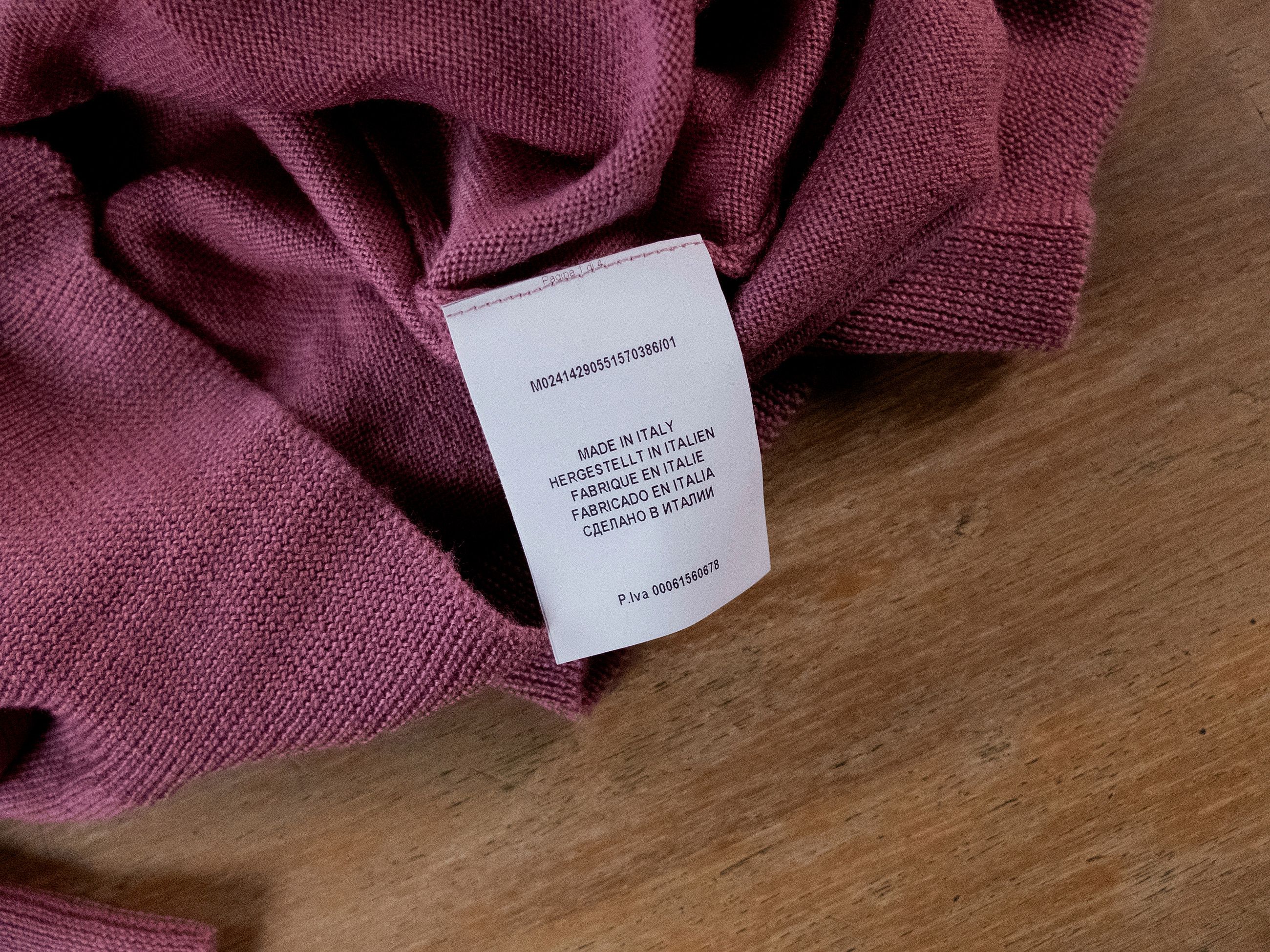 Gran Sasso GRAN SASSO for Fedele pink turtle neck wool sweater 2XL Size US XXL / EU 58 / 5 - 6 Thumbnail