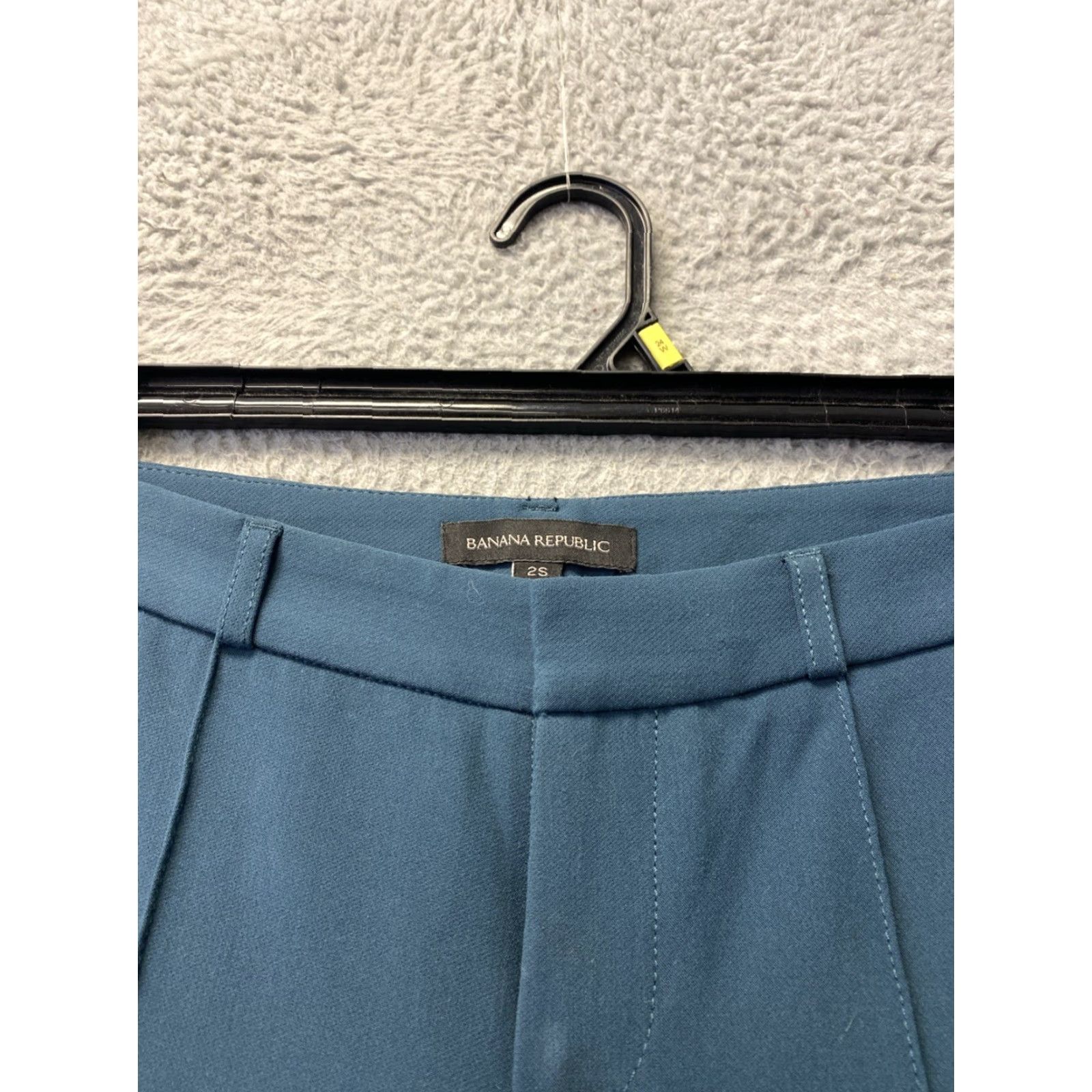Banana Republic Banana Republic Dress Pants Women’s 2S Deep Aqua /0332 Pants Flat Front Stretch Regular 30 In Inseam 32 In Womens Size 26" / US 2 / IT 38 - 2 Thumbnail