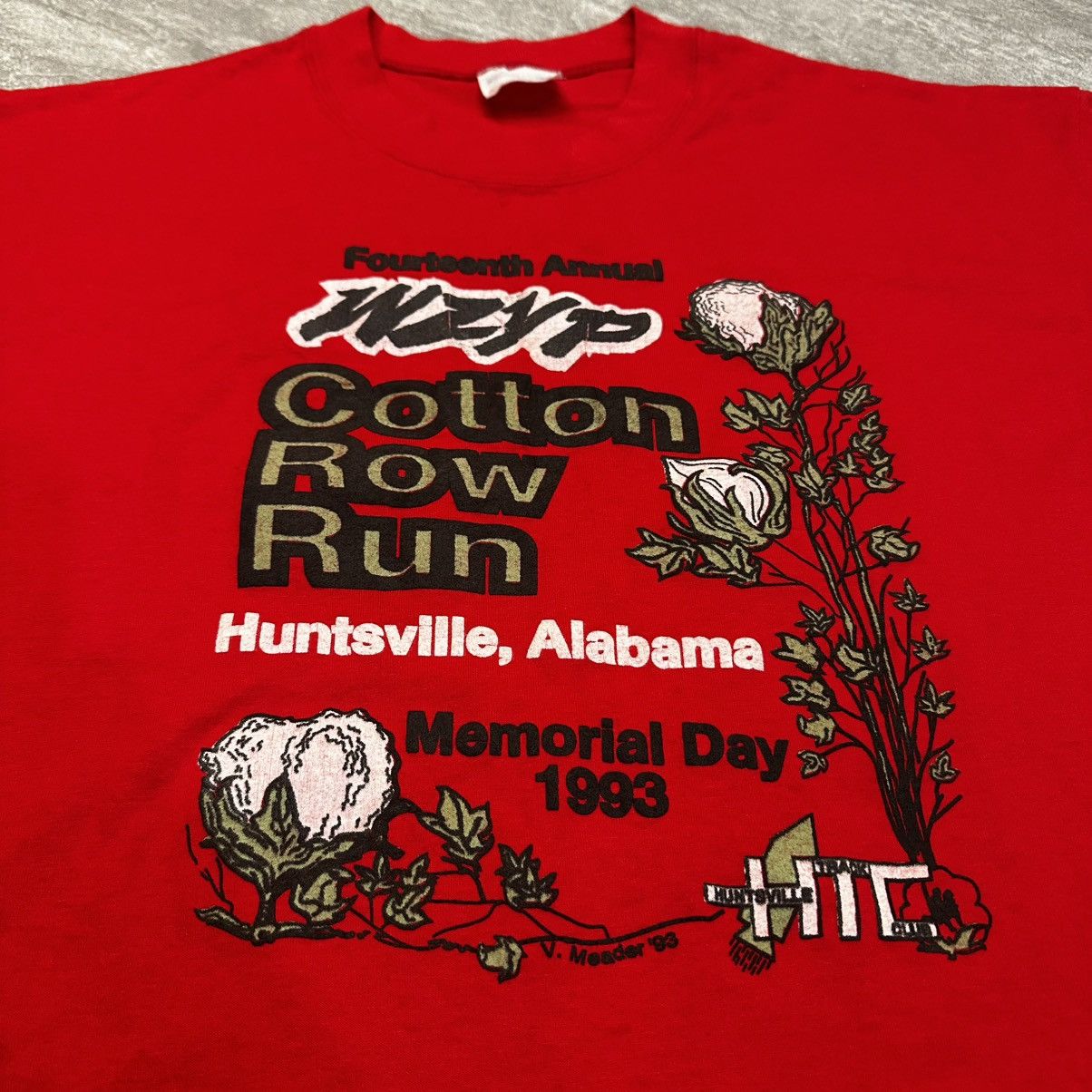 Vintage Vintage 90s Cotton Row Run Single Stitch Shirt Huntsville Size US XL / EU 56 / 4 - 2 Thumbnail