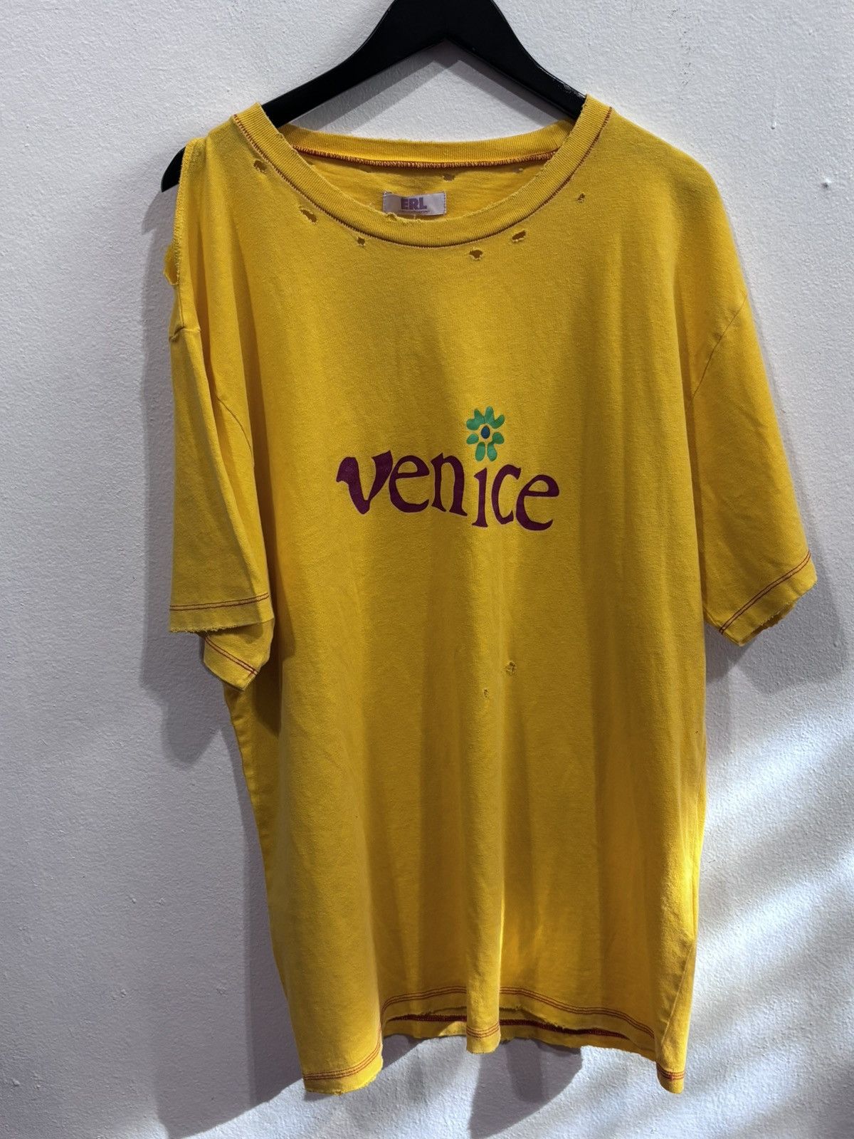 ERL ERL Venice Yellow Tee Size US XXL / EU 58 / 5 - 1 Thumbnail