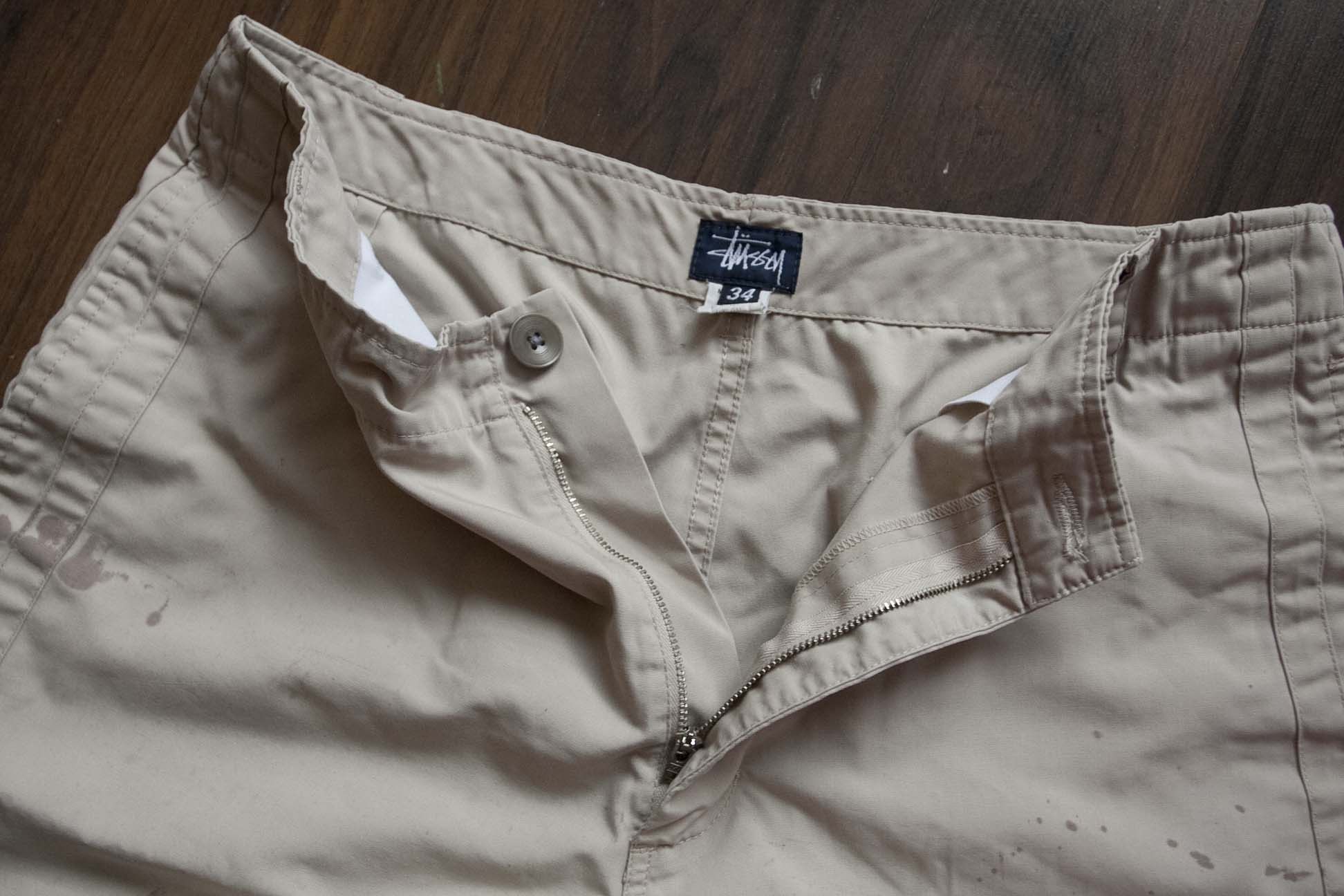 Stussy Stussy Shorts Vintage Made in USA w/ STAINS Size 34 Size US 34 / EU 50 - 8 Thumbnail