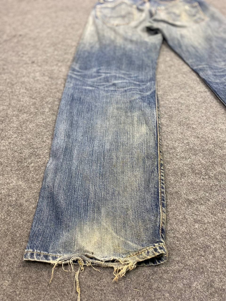 Edwin vintage edwin rebel distressed denim top button missing Size US 33 - 4 Thumbnail