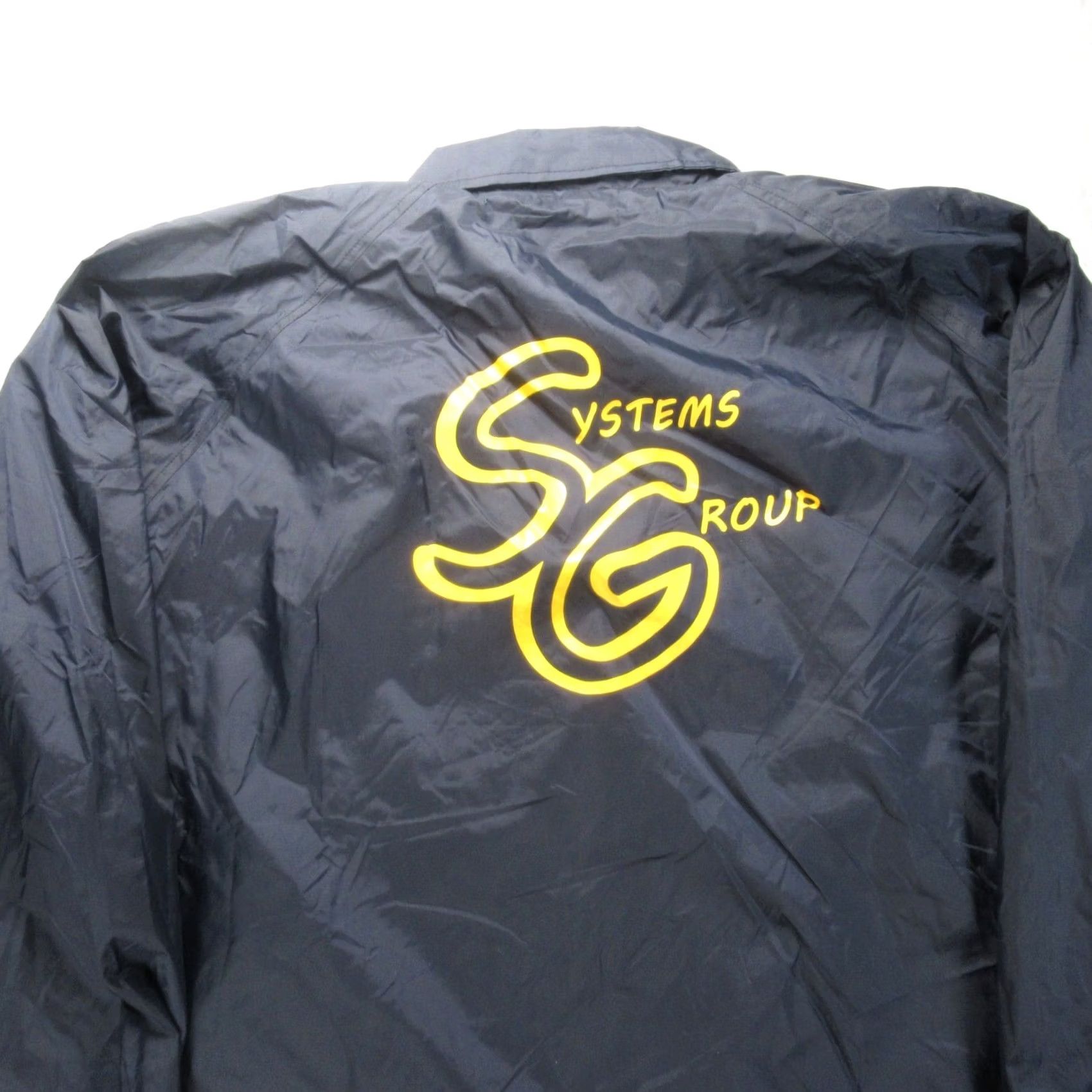 Dickies Dickies Work Nylon Jacket Men 2XL Blue SG Logo Collared Snap Front Rain Coat Windproof Waterproof Jacket Mens Size US XXL / EU 58 / 5 - 4 Thumbnail