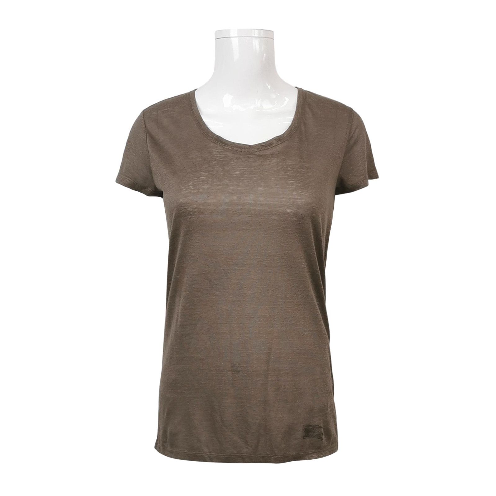 Burberry Burberry Brit Linen Short Sleeve T-shirt 0079 Size US XS / EU 42 / 0 - 1 Thumbnail