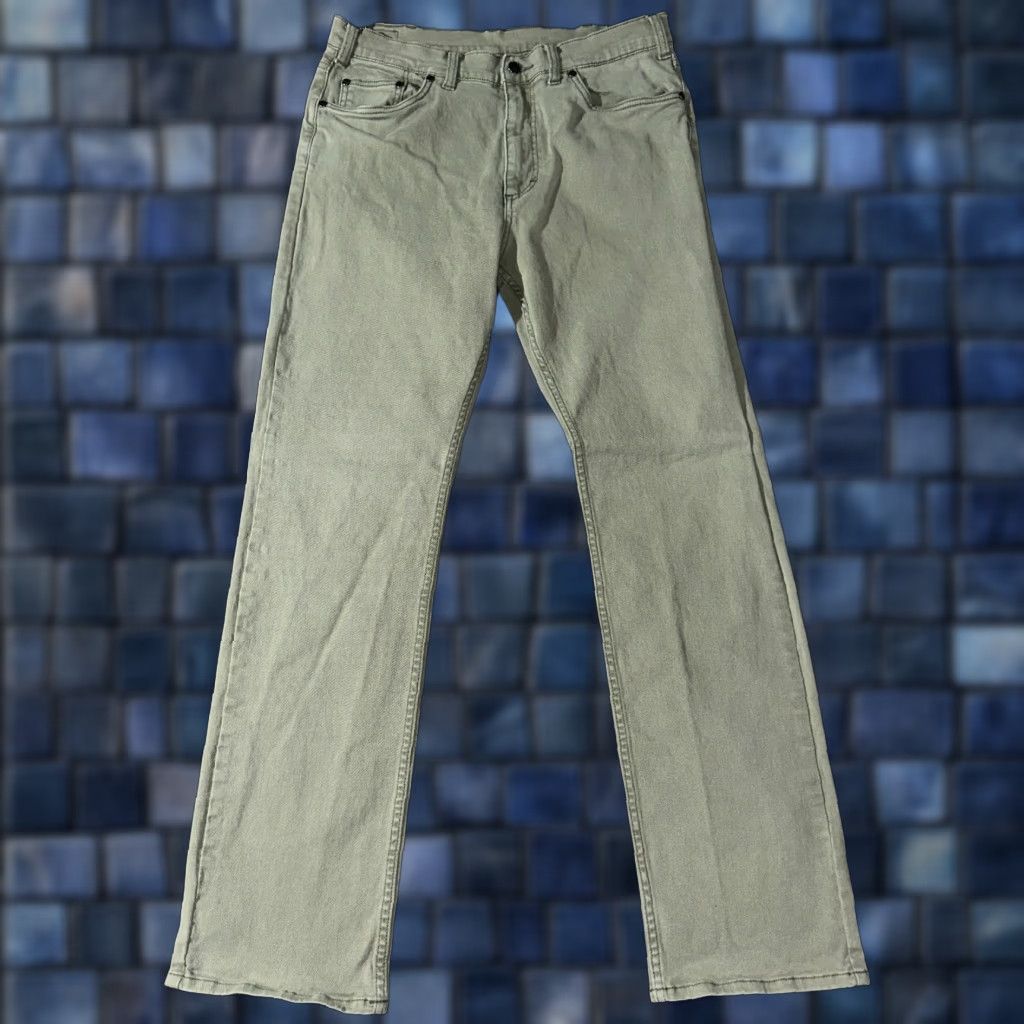 Banana Republic Banana Republic Jeans Mens 34 Khaki Green Cotton Stretch Straight Leg Pockets Belt Loop 5-Pocket Denim VINTAGE Style Modern Mens Size US 34 / EU 50 - 1 Thumbnail