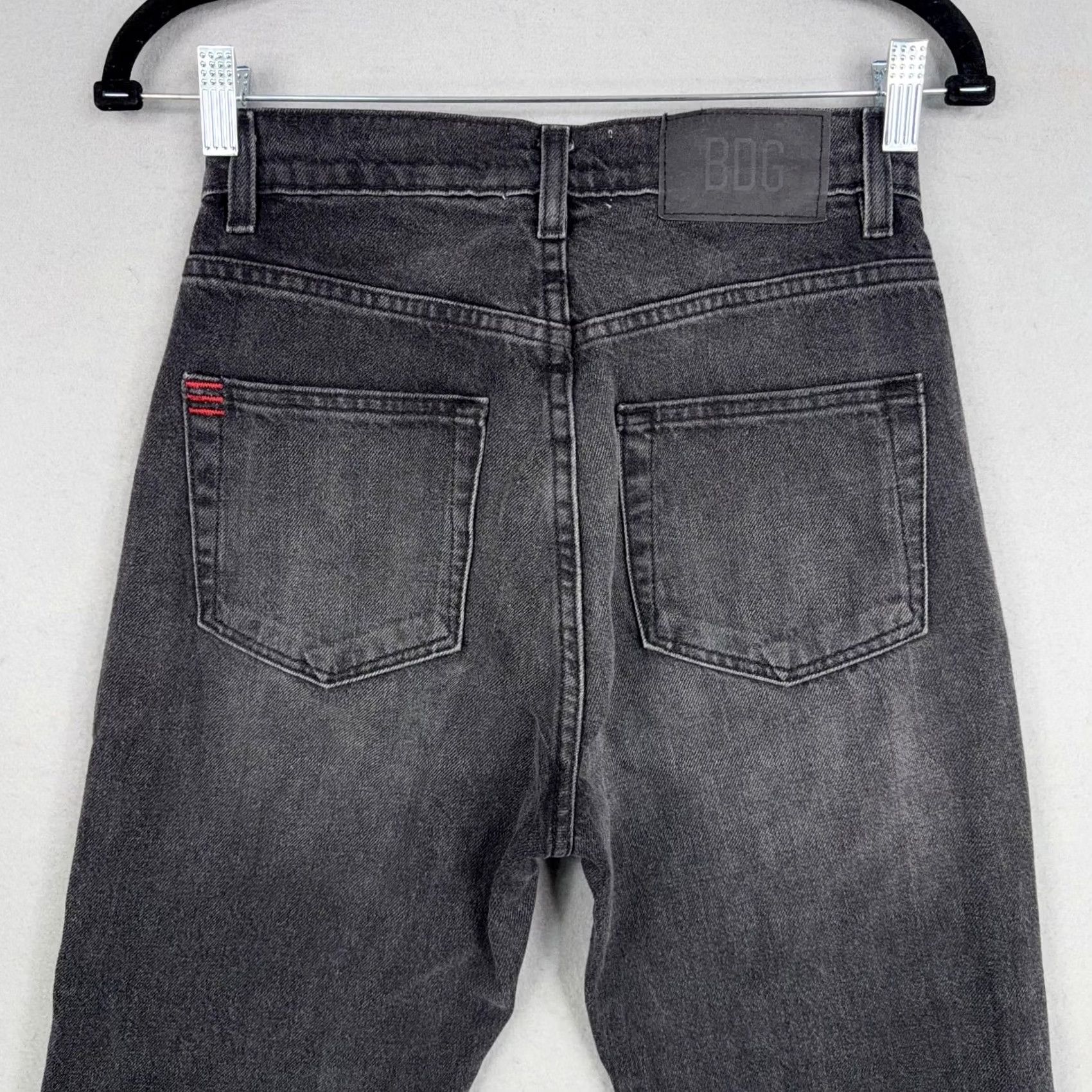 Bdg BDG Jeans Womens 25 Black Cowboy Jean High Rise Straight 100% Cotton Jeans Mens? Girls? Size 42" / US 20 - 7 Thumbnail