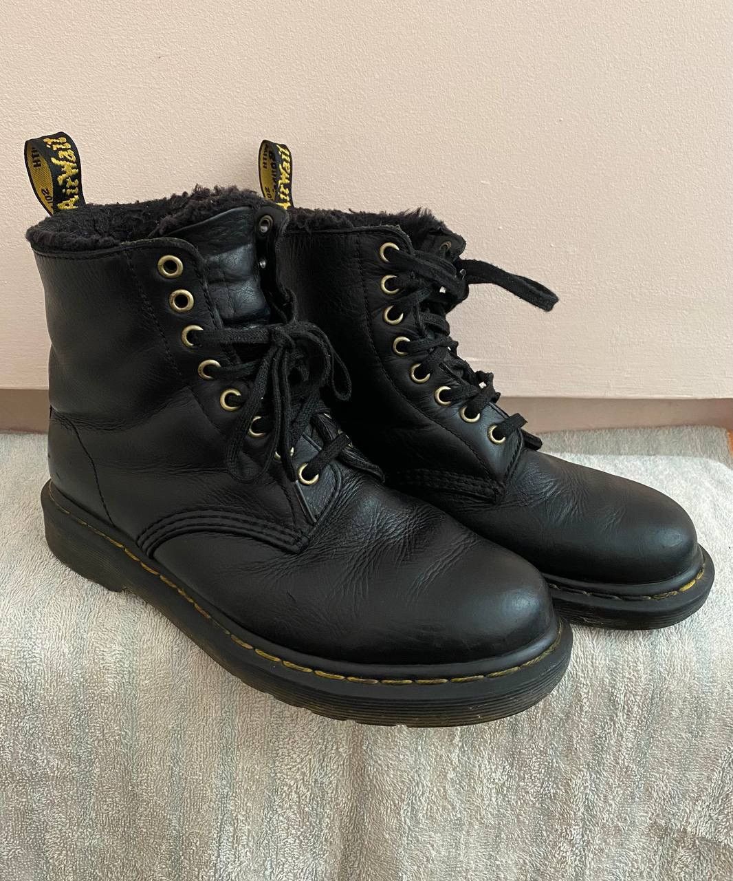 Dr. Martens × Vintage 🔥 Vintage DR. MARTENS 1460 PASCAL FL Size US 5.5 / EU 38 - 1 Thumbnail