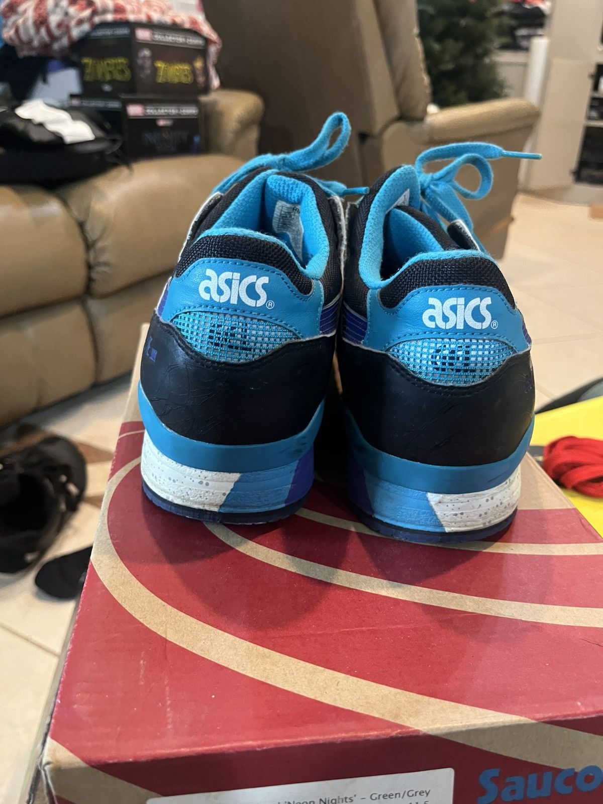 Asics Asics GL3 Blueberry Mens Running Sneakers Size 11.5 Size US 11.5 / EU 44-45 - 4 Thumbnail