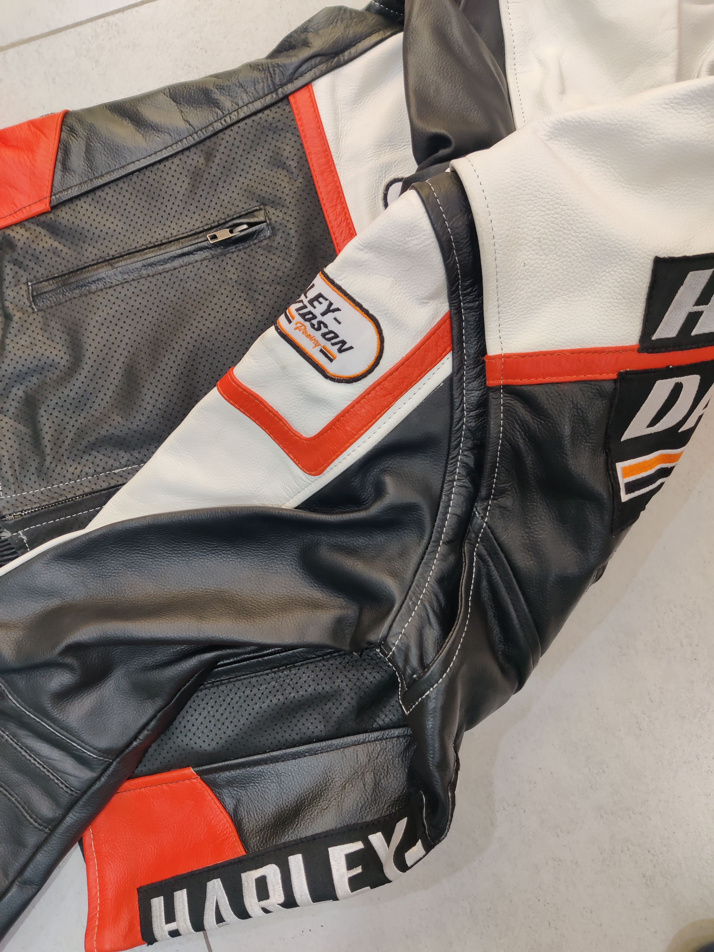 Harley Davidson Harley Davidson Vintage Leather Jacket Size US M / EU 48-50 / 2 - 5 Thumbnail