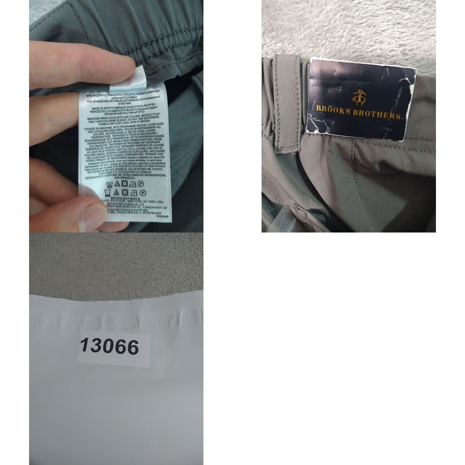 Brooks Brothers Brooks Brothers Shorts Mens 32 Gray Chino Golf Performance Flat Front Mid Rise Casual Size US 32 / EU 48 - 8 Thumbnail