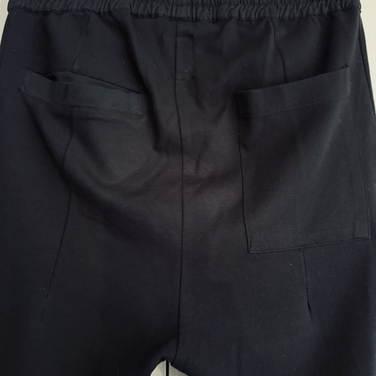 Thom Krom Black Cropped Sweat Pants Size US 32 / EU 48 - 4 Thumbnail