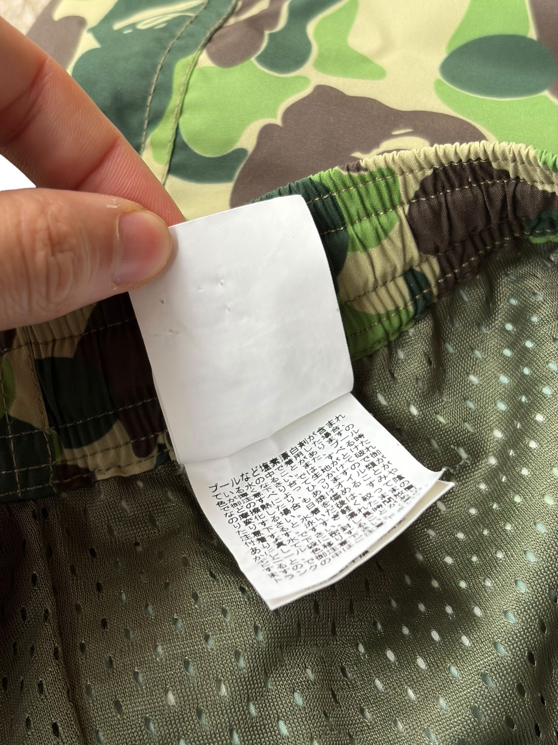 Bape Bape Green ABC Camo Beach Shorts Size US 32 / EU 48 - 7 Thumbnail