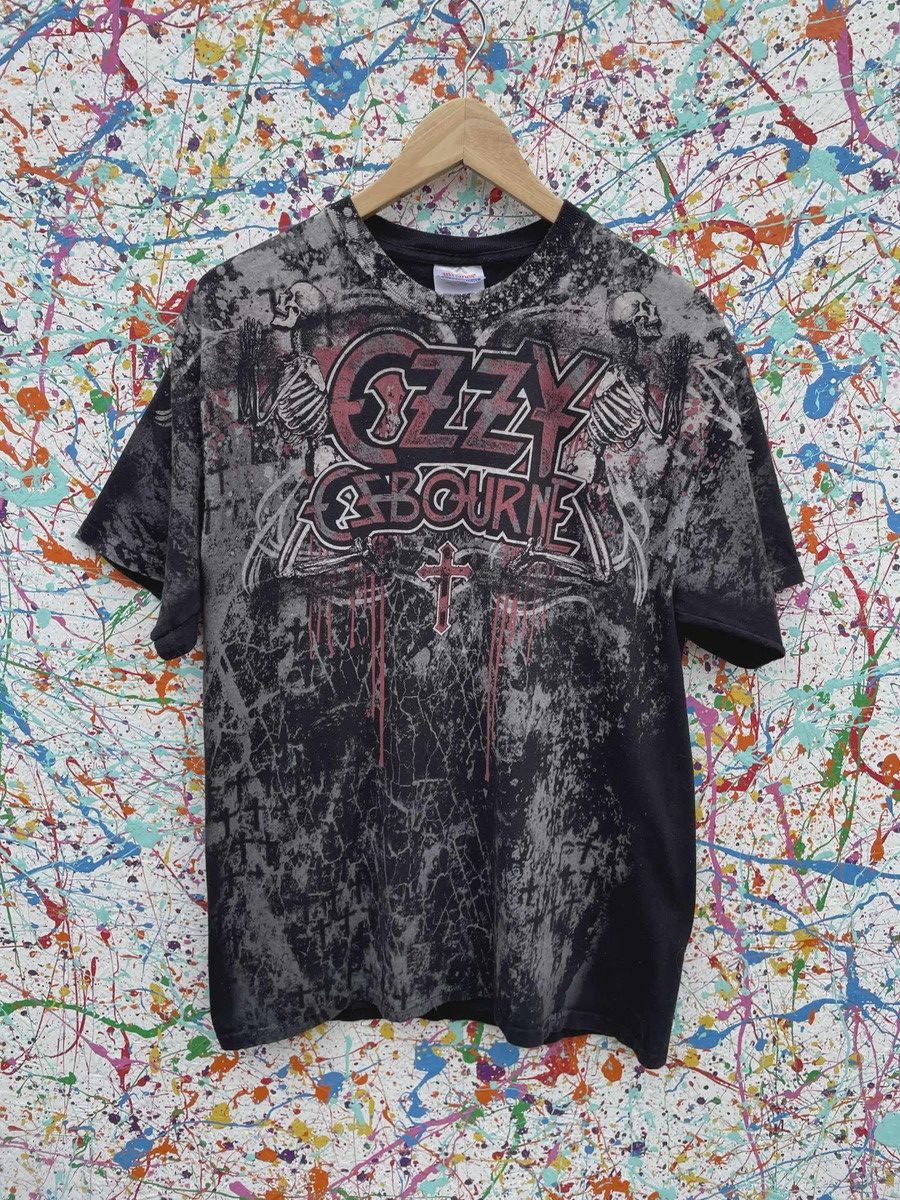 Hanes Vintage Ozzy Osbourne tshirt band tee all over print Sabbath Size US M / EU 48-50 / 2 - 1 Thumbnail