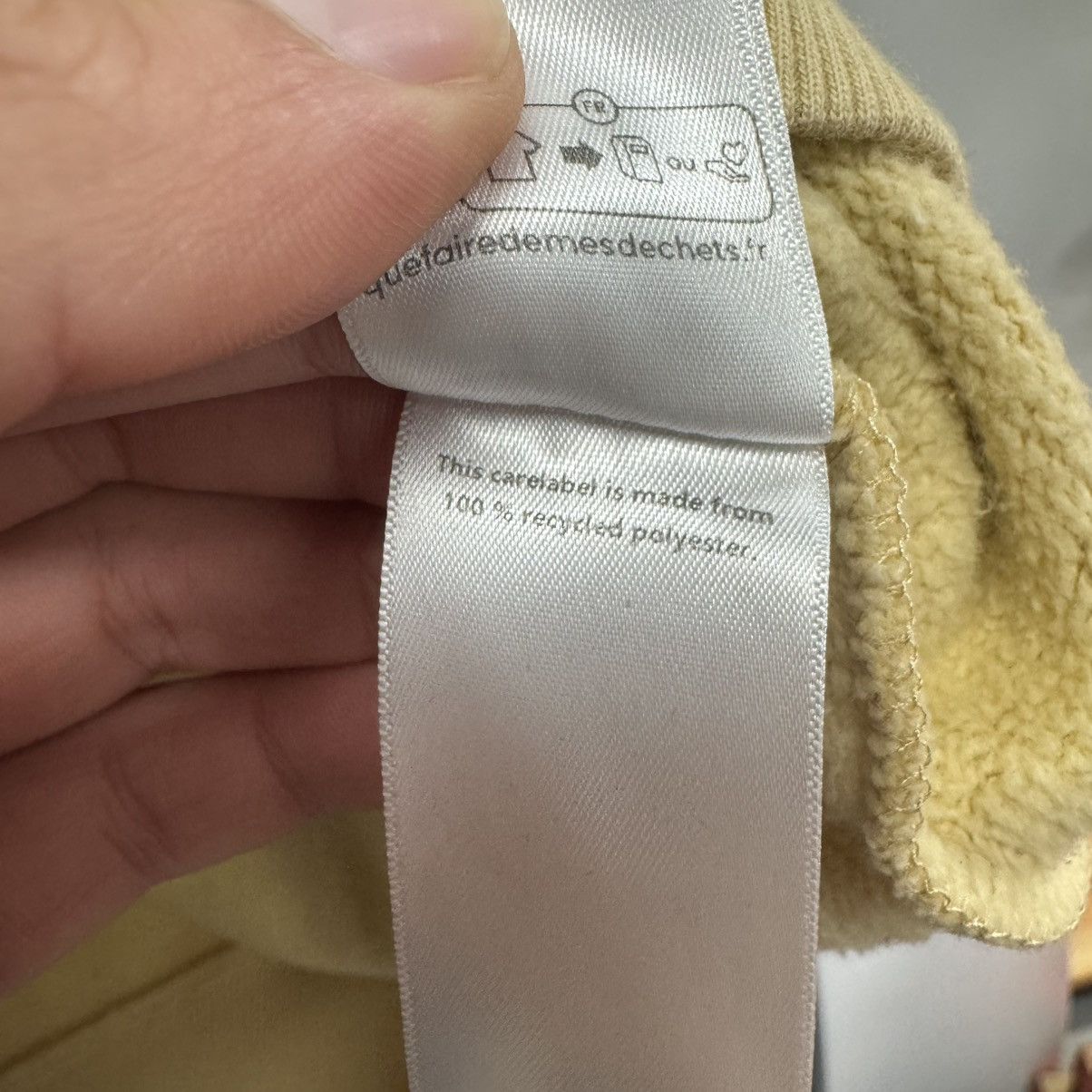 Lanvin Lanvin Logo Embroidered Drawstring Hoodie Sand Beige Size US L / EU 52-54 / 3 - 9 Thumbnail