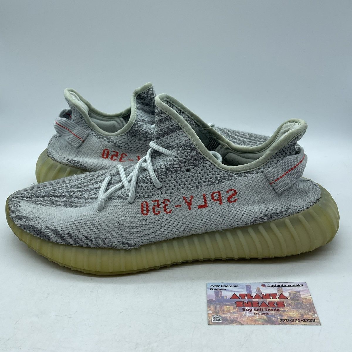 Adidas Yeezy boost 350 blue tint Size US 14 / EU 47 - 1 Thumbnail