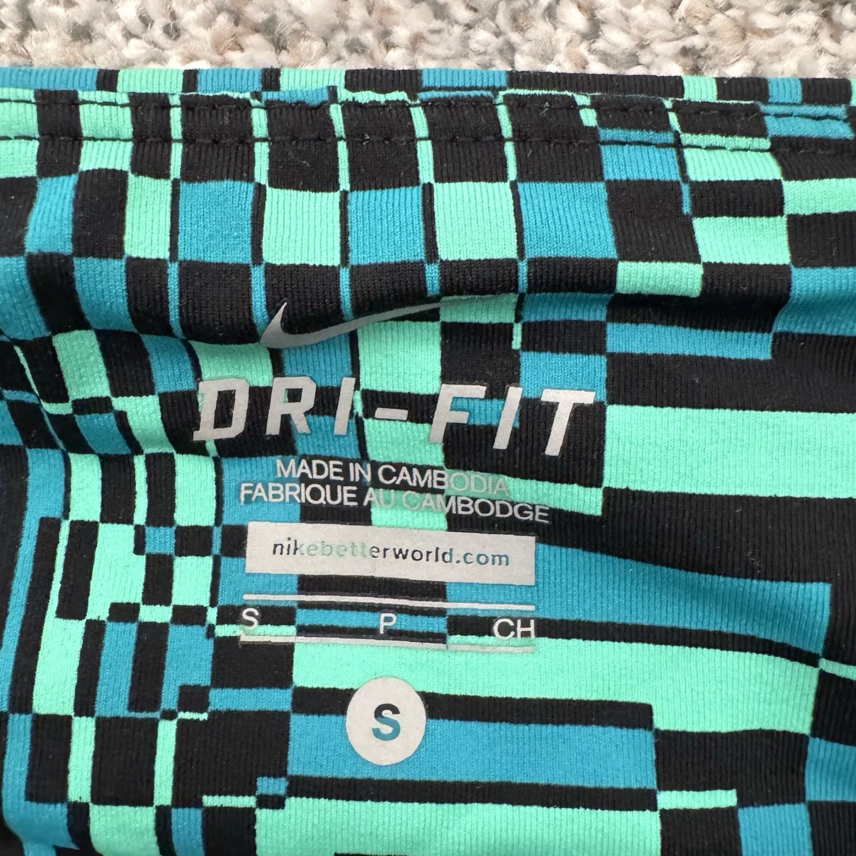 Nike VINTAGE Nike Epic Lux Leggings Womens Small Dri Fit Abstract Compression Athletic Sporty Size 28" / US 6 / IT 42 - 7 Thumbnail
