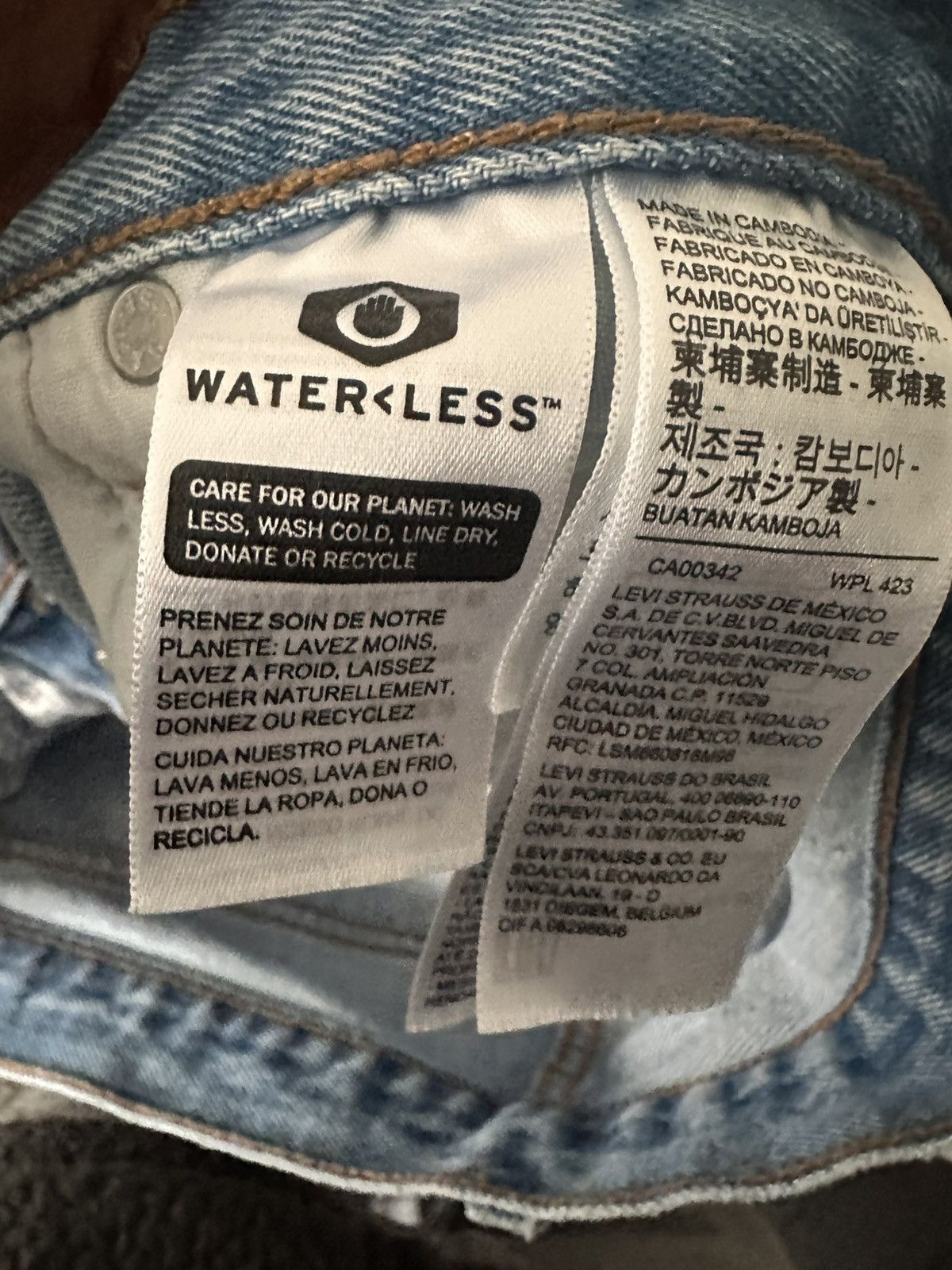 Levi's Levi’s 501 Premium Distressed Straight-Leg Jeans – W29 L32 Size 29" - 5 Thumbnail