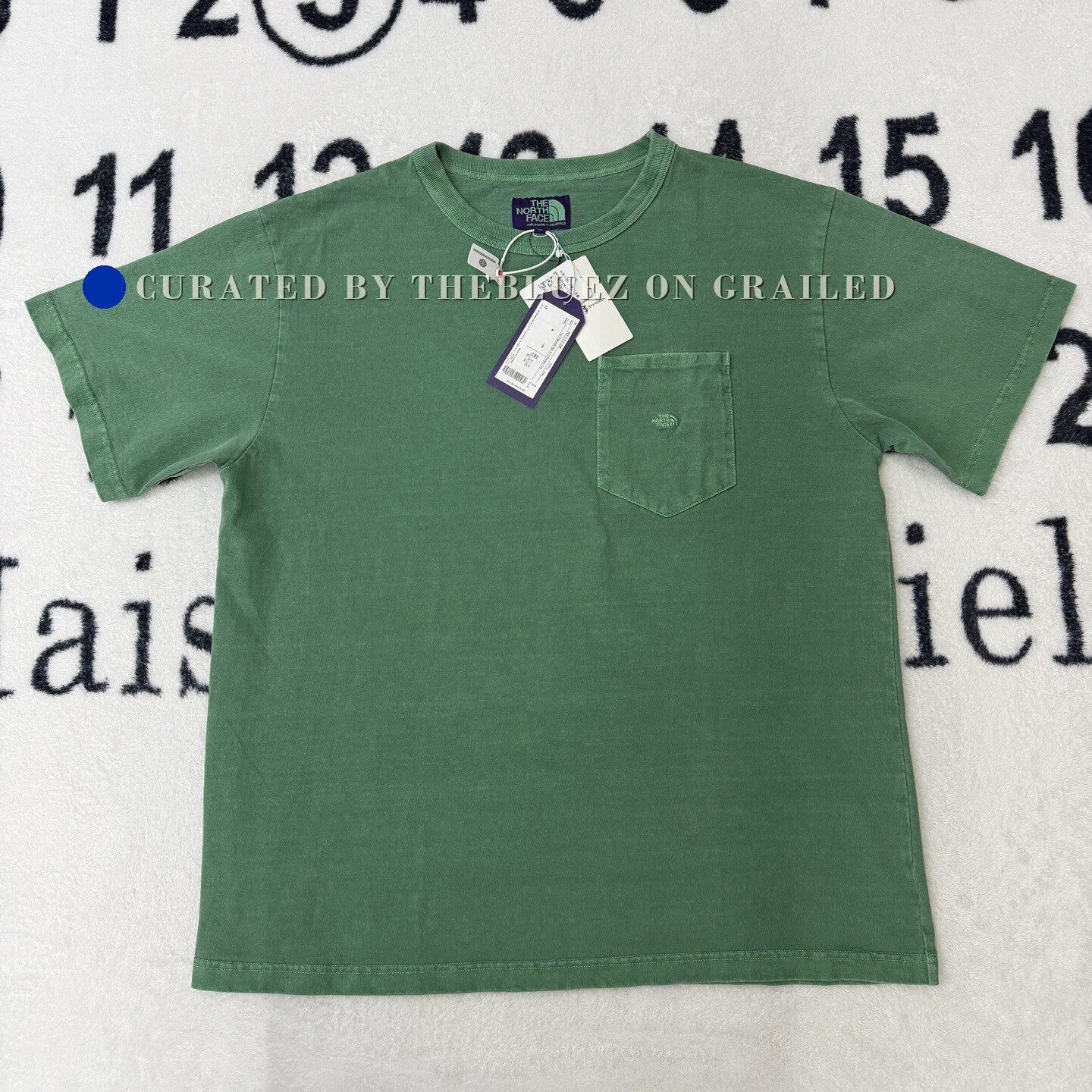 The North Face Purple Label The North Face Purple Label Washed Green Pocket Tee Size US XL / EU 56 / 4 - 1 Thumbnail