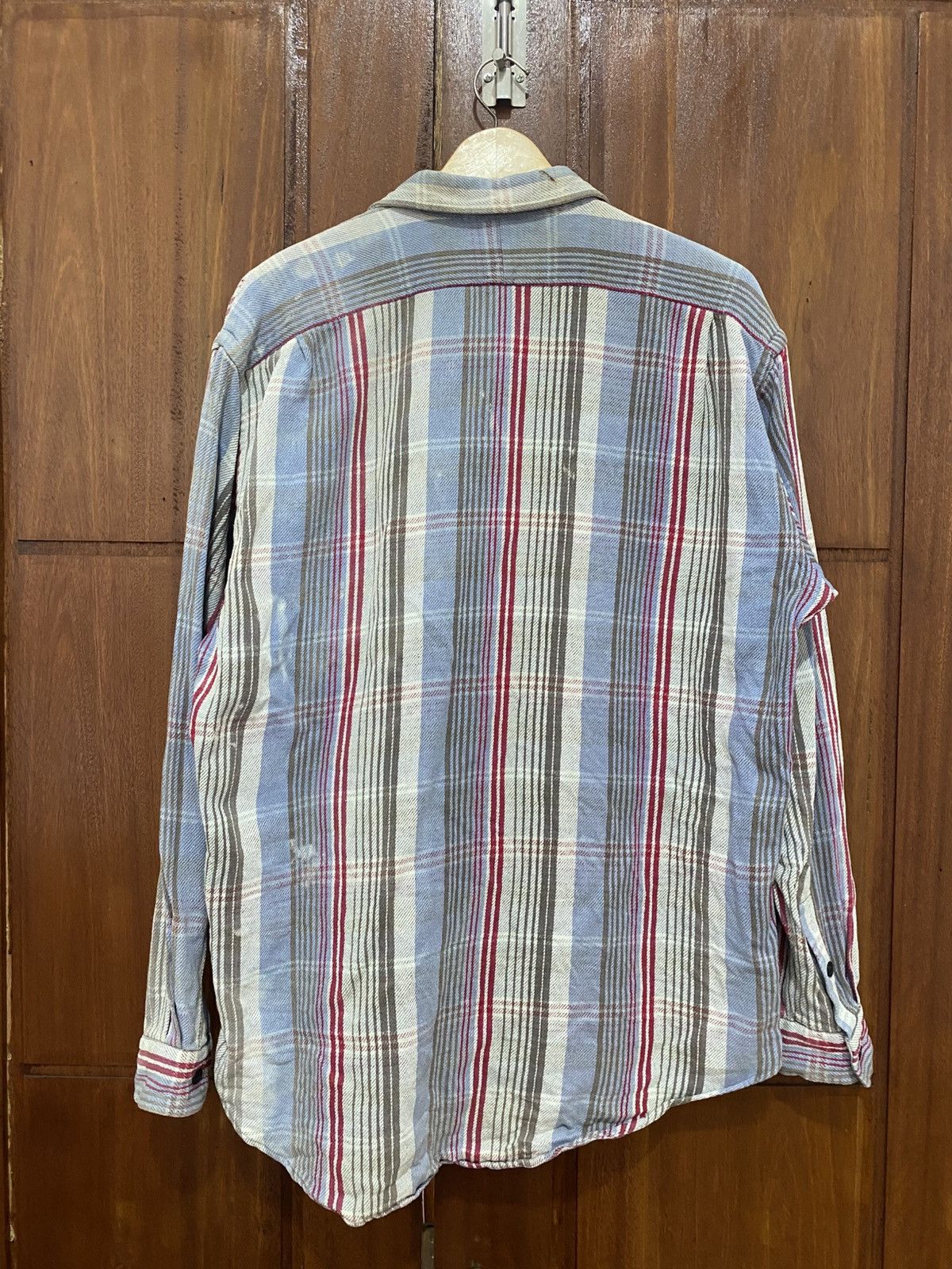 RRL Ralph Lauren Vintage Double Rrl Ralph Lauren Flannel Distressed Size US M / EU 48-50 / 2 - 5 Thumbnail