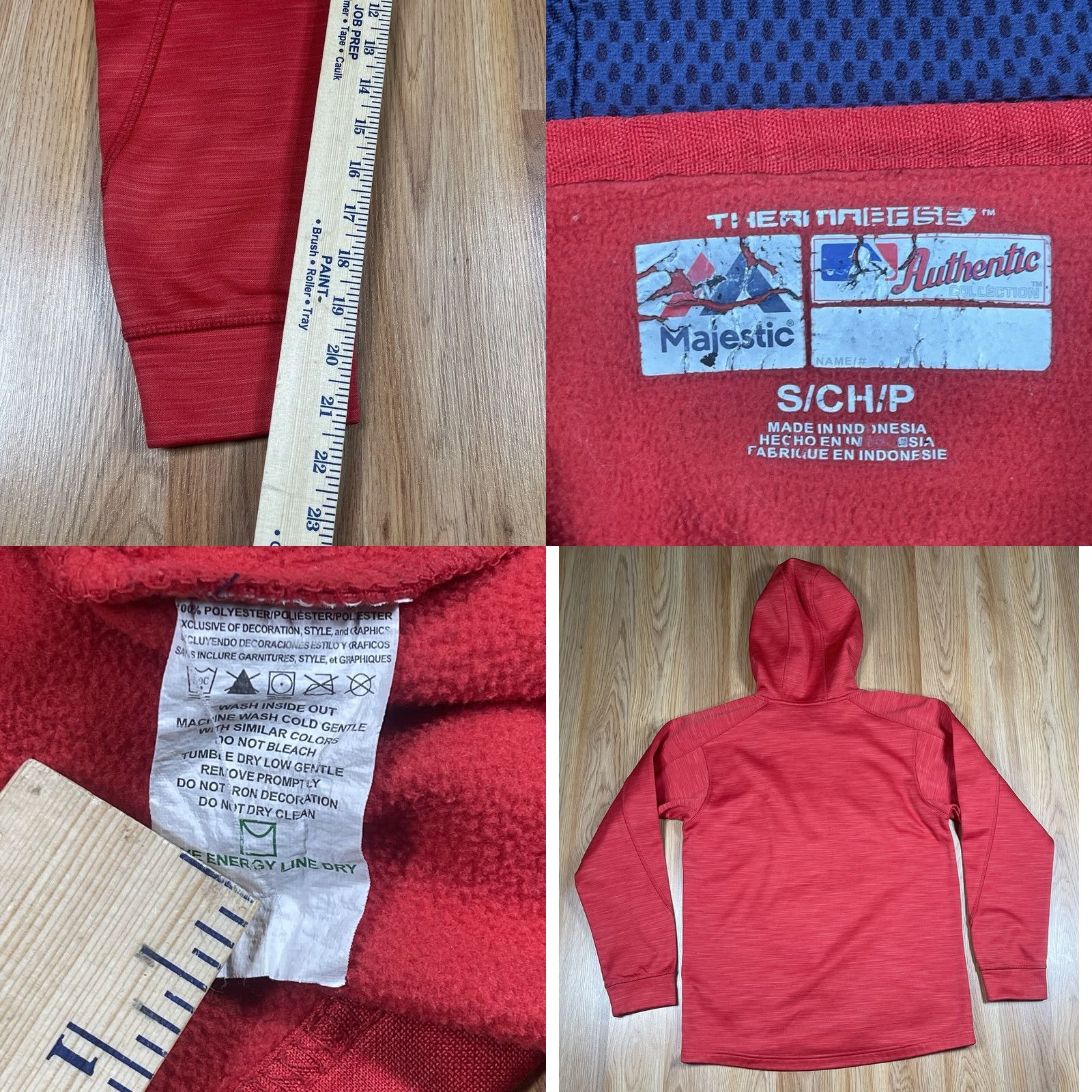 MLB Majestic Boston Red Sox Hoodie Mens Small MLB Authentic Collection Sweatshirt Size US S / EU 44-46 / 1 - 8 Thumbnail