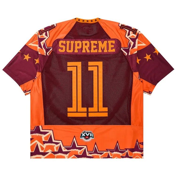 Supreme Supreme SS25 Stars Jersey Orange Small New Size US S / EU 44-46 / 1 - 3 Thumbnail