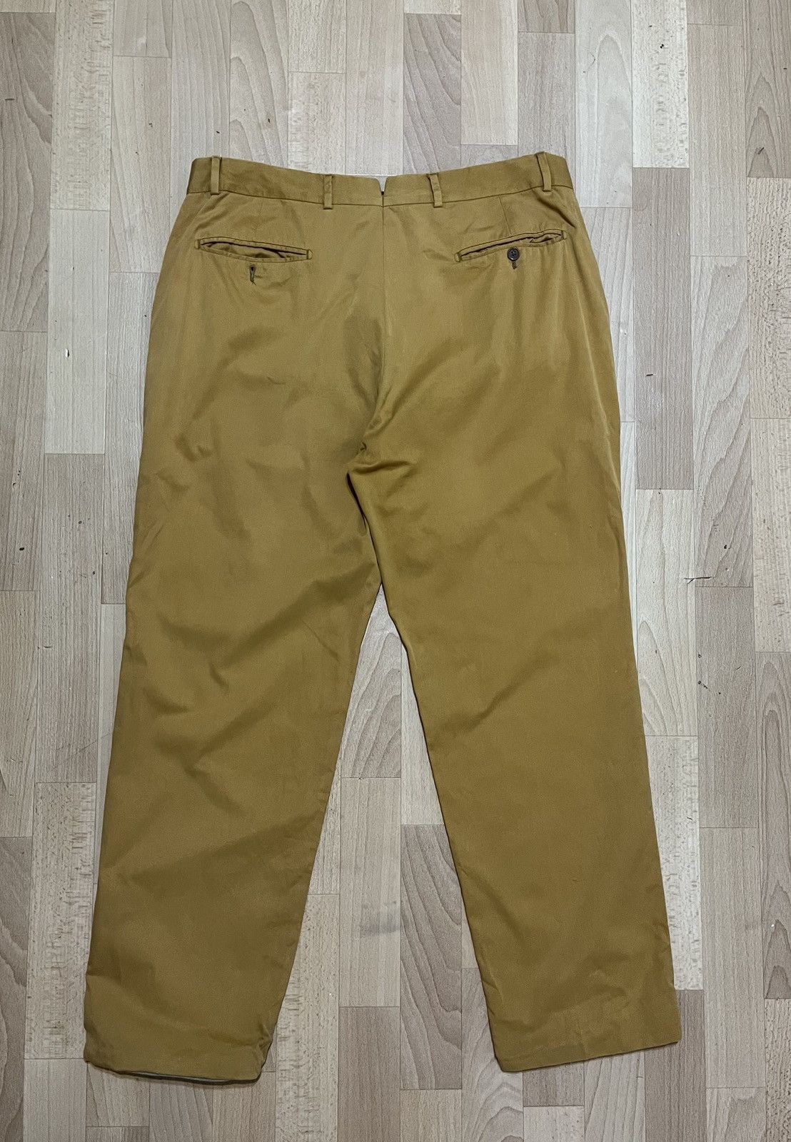 Luciano Barbera Luciano Barbera Cashmere Cotton Loose Fit Chino Pants Size US 36 / EU 52 - 4 Thumbnail